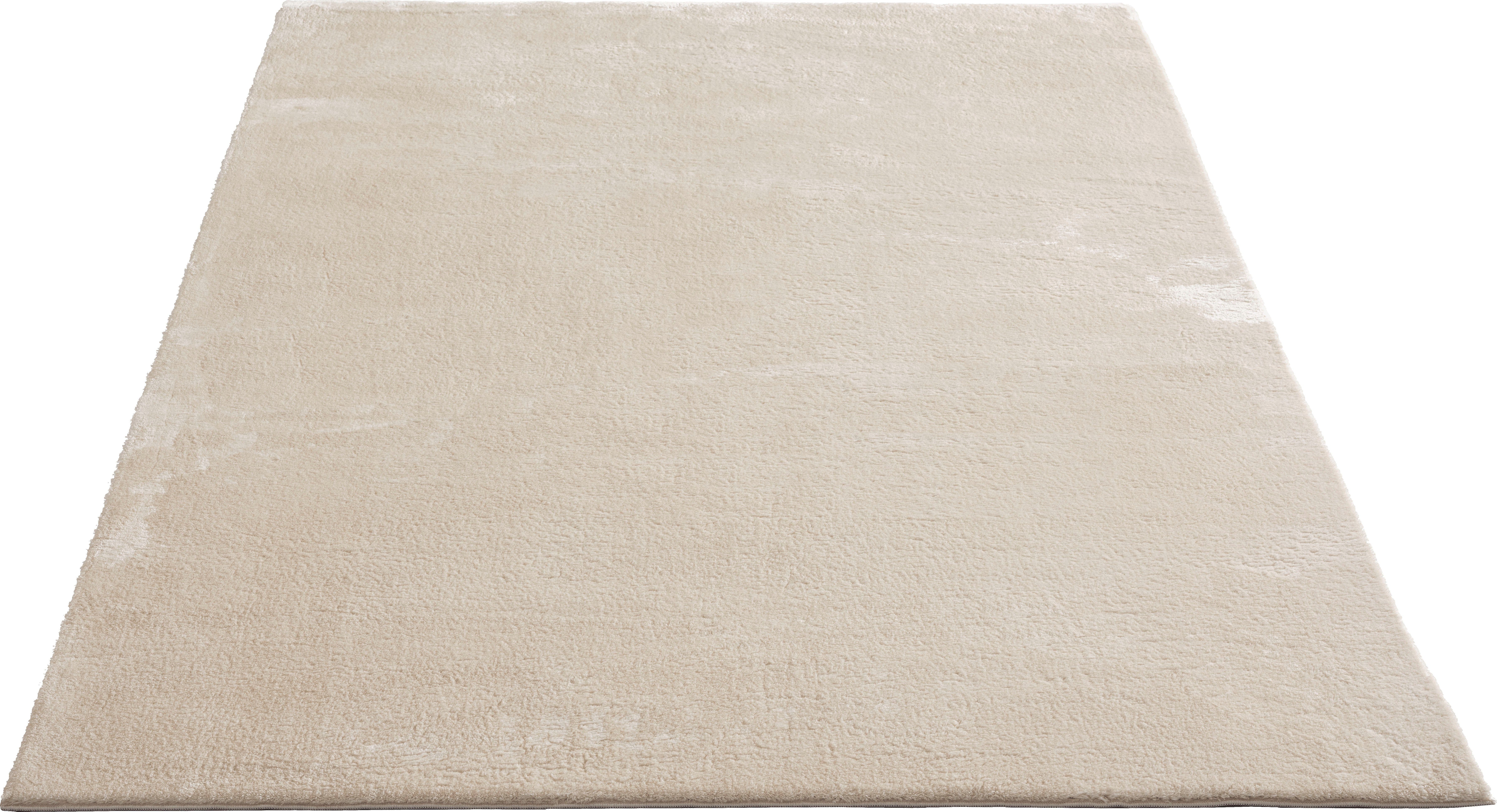 Teppich Loft 37, Kunstfellteppich, merinos, rechteckig, Höhe: 19 mm, weich und kuschelig, Fell Haptik, Anti-Rutsch-Unterseite, waschbar beige