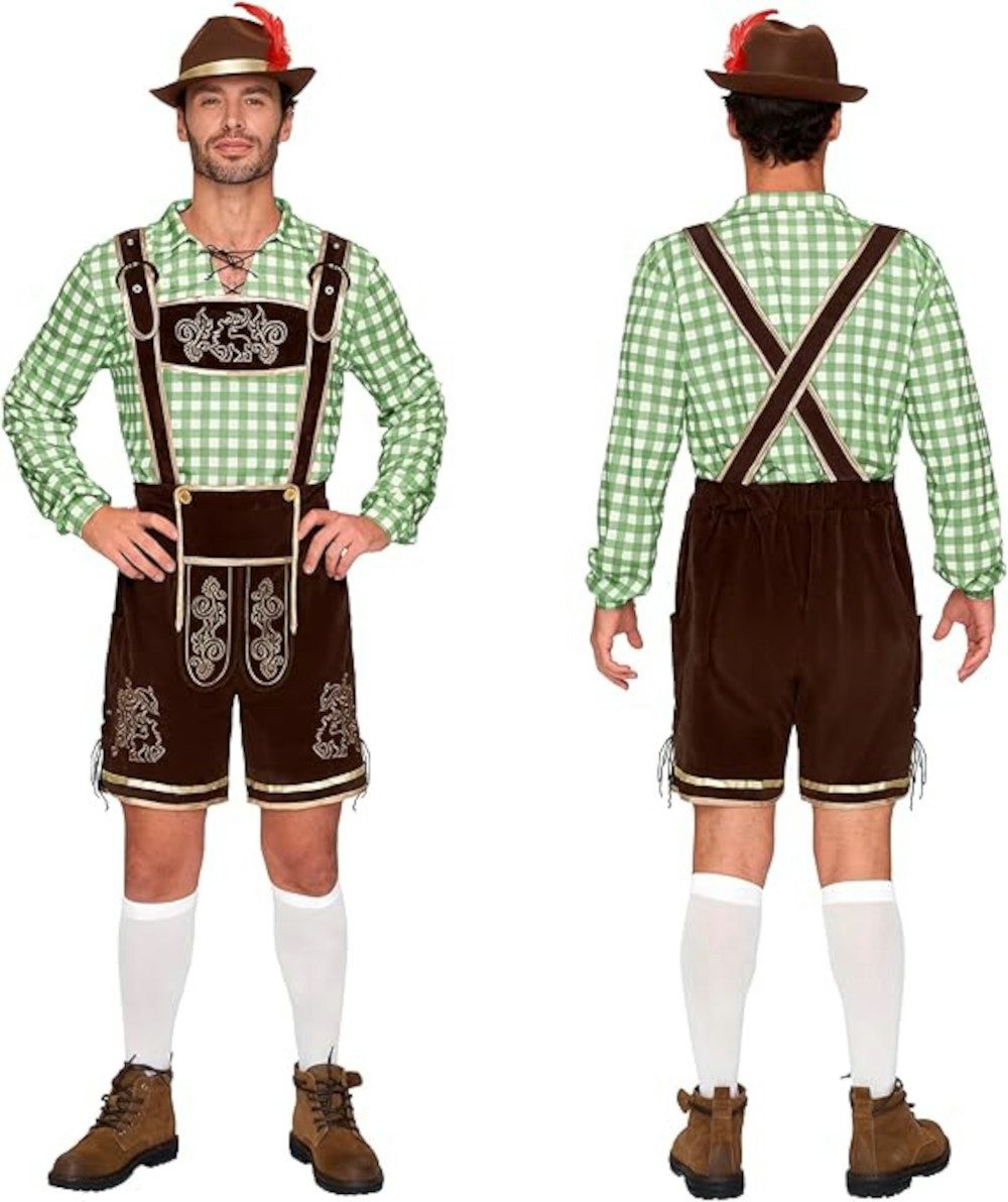UE Stock Trachten-Kostüm Bayerisches Oktoberfest Halloween und Bierfeste Kostümset Gr. L Grün