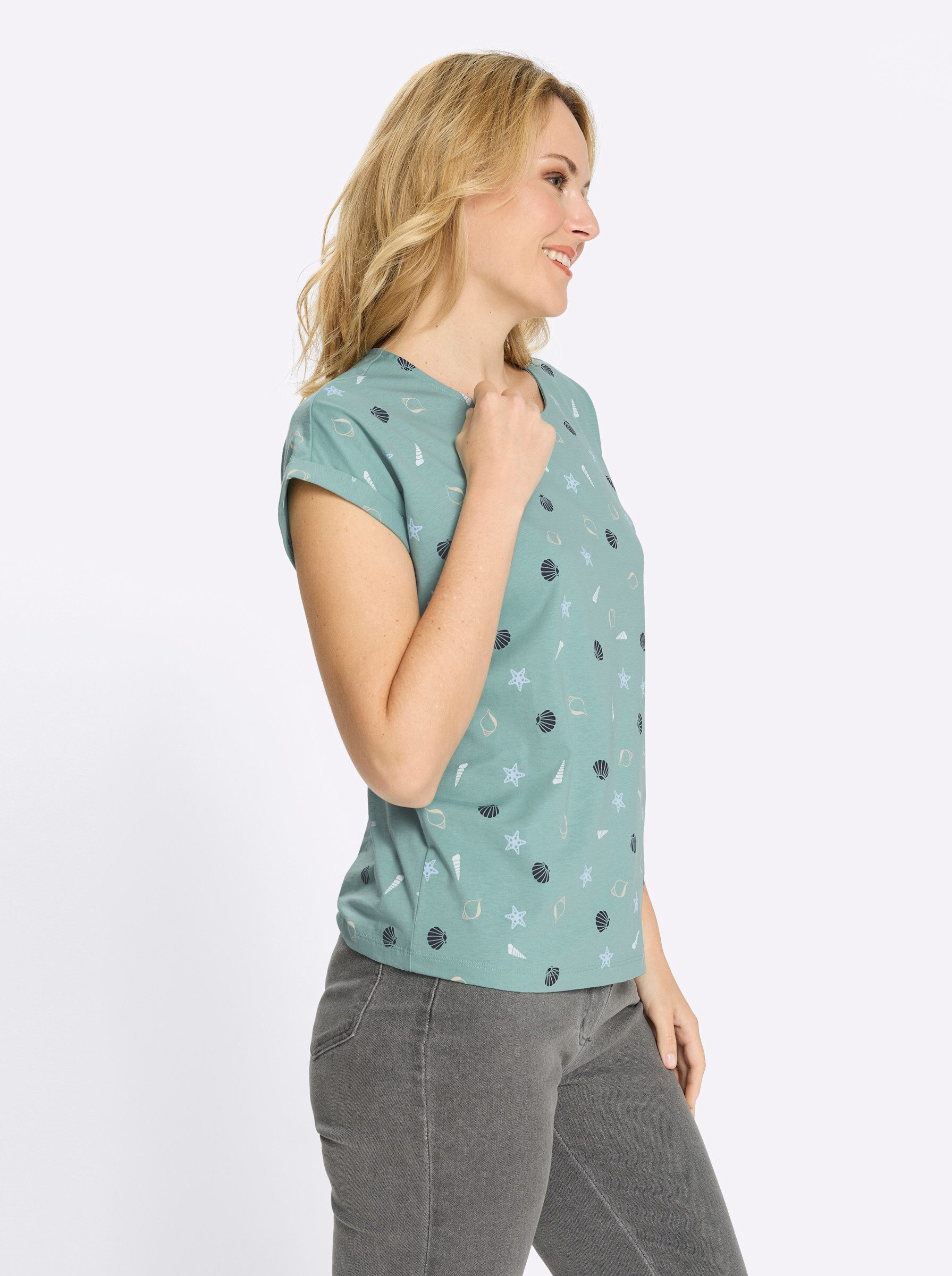 Sieh an! T-Shirt Rundhals-Shirt Kurzarm – Bild 4 von 5