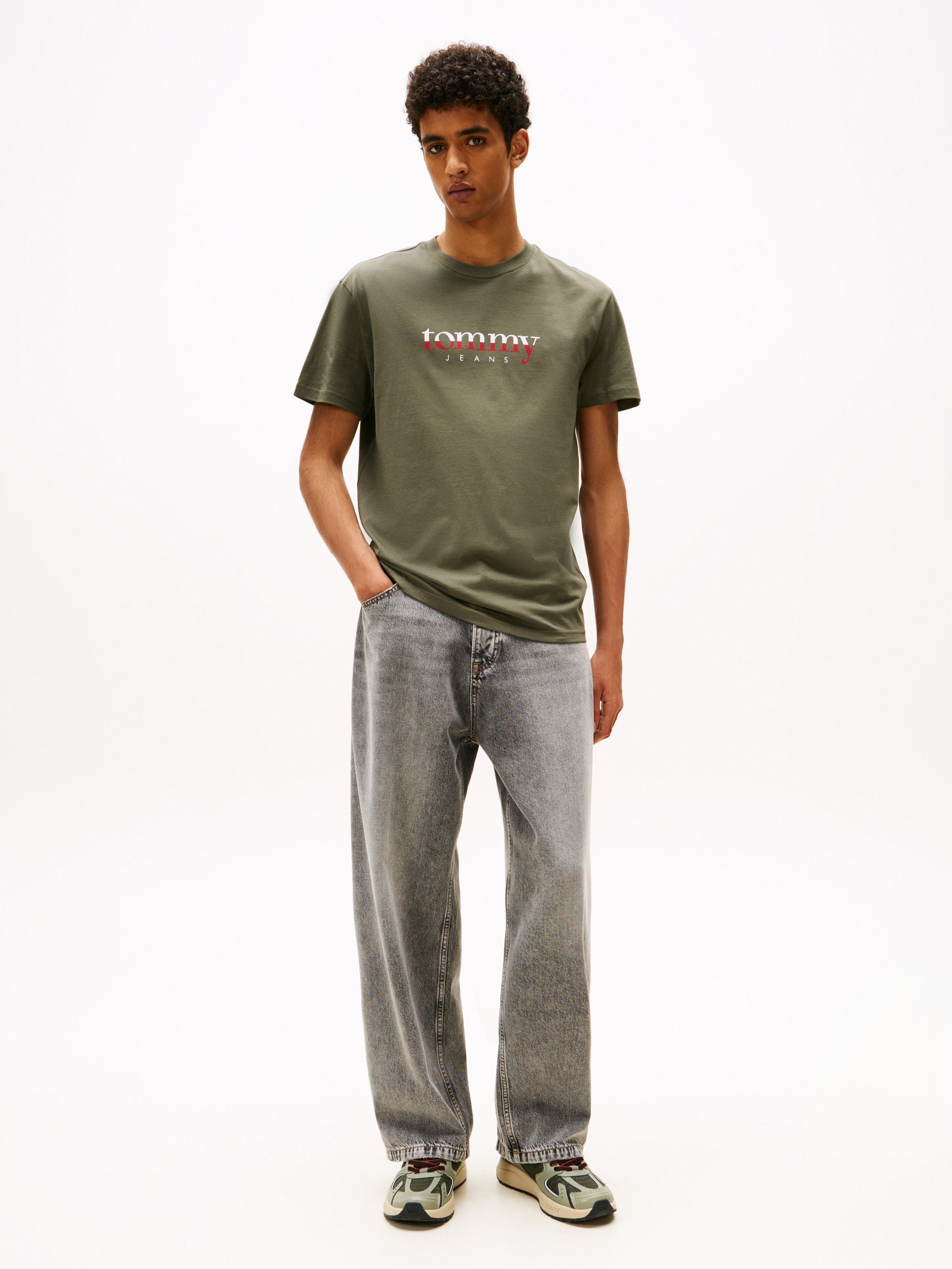 Tommy Jeans T-Shirt aus Jersey mit Logo