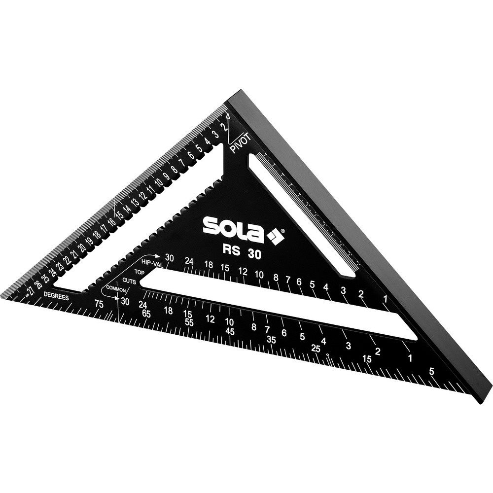 SOLA Winkelmesser Sola RS 30 56160201 Sparrenwinkel 305 x 305 mm 90 °, L:30.50 cm, (RS 30)