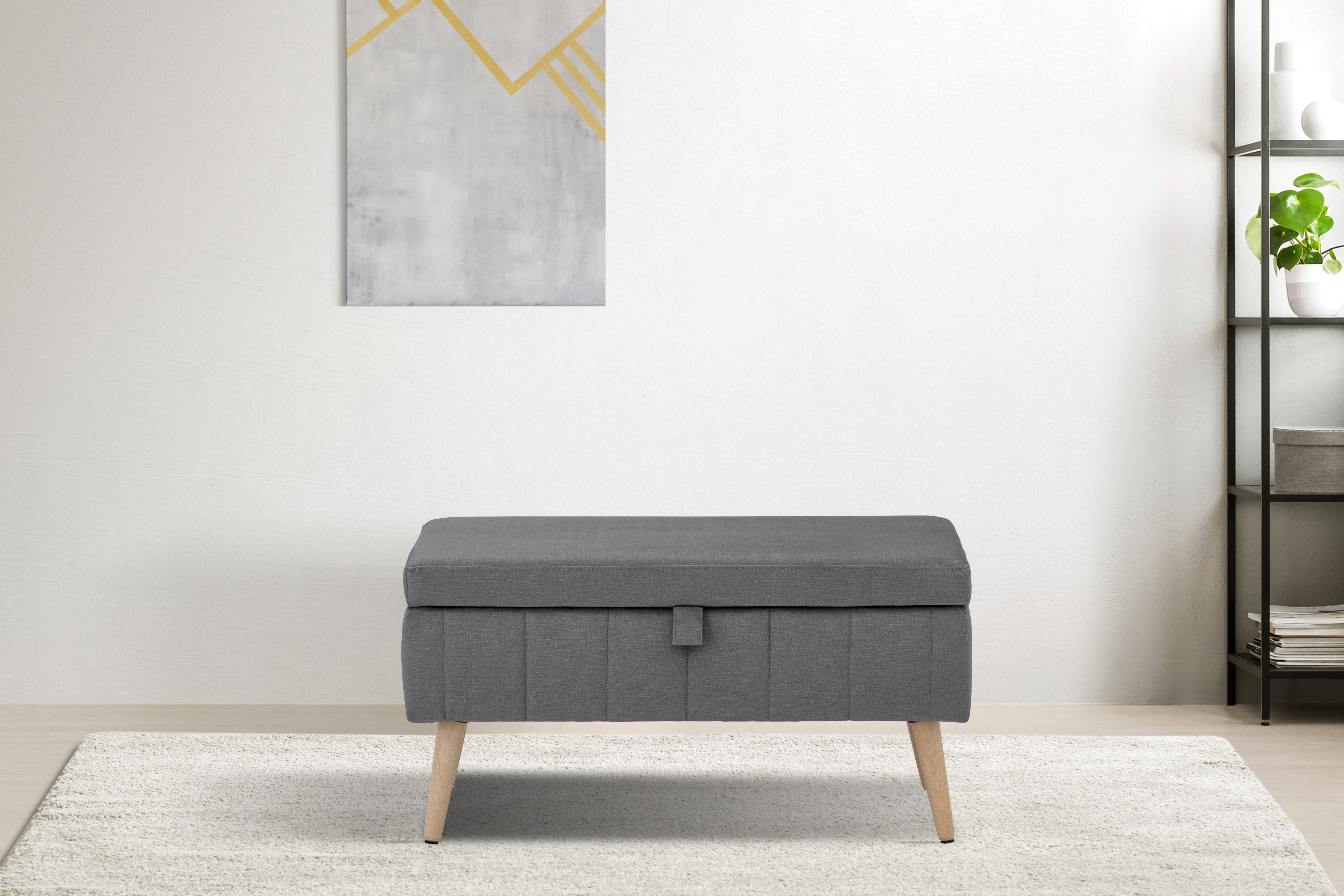 OTTO home Truhenbank AMIRA Sitzbank mit Stauraum, Maße B/T/H: 81/36/43 cm, günstig online kaufen