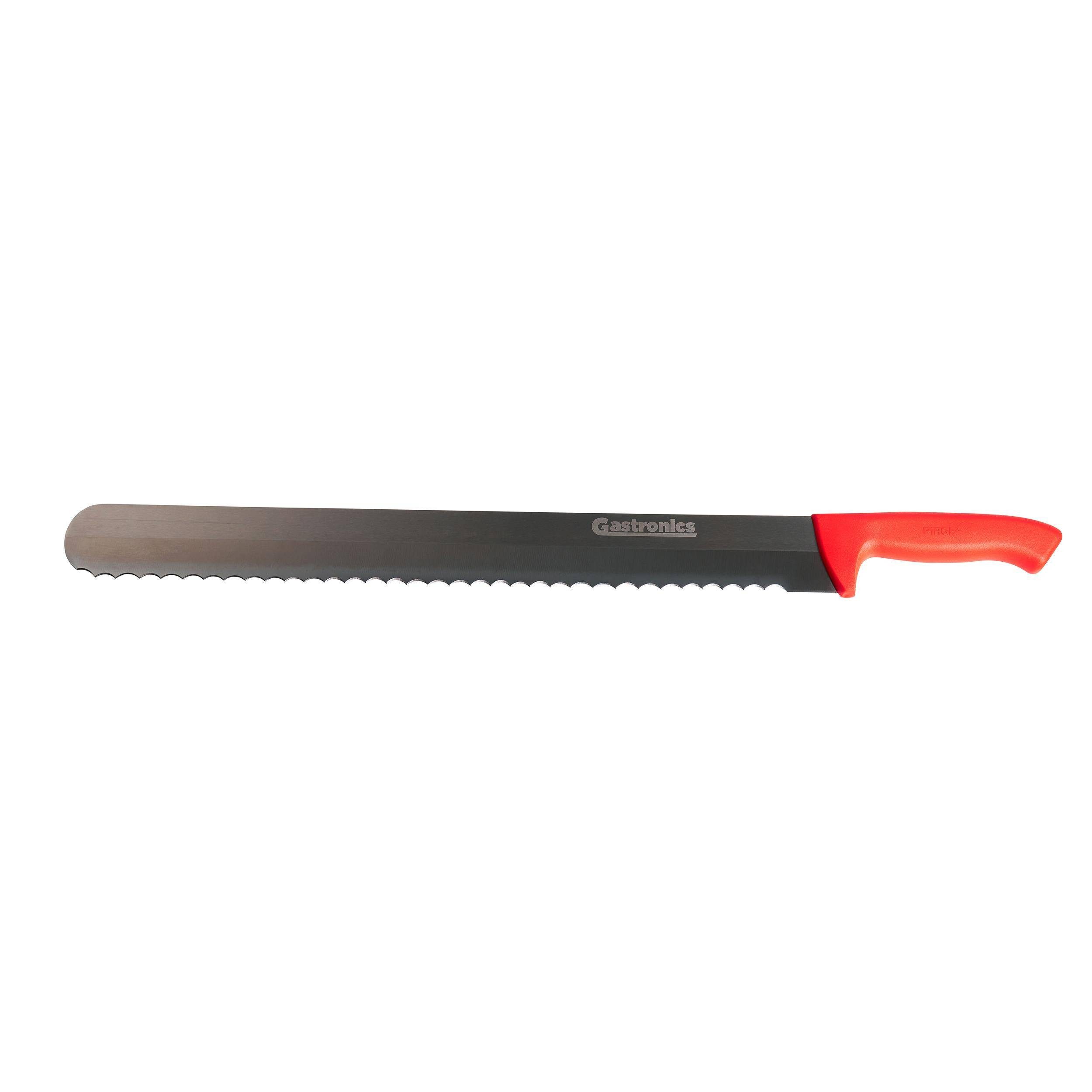 Fleischmesser Dönermesser gezahnt 45 cm rot