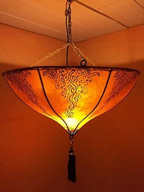 Marrakesch Orient & Mediterran Interior Deckenleuchte Orientalische Lampe Pendelleuchte Hängeleuchte Dilay 49cm Groß, ohne Leuchtmittel, Handarbeit