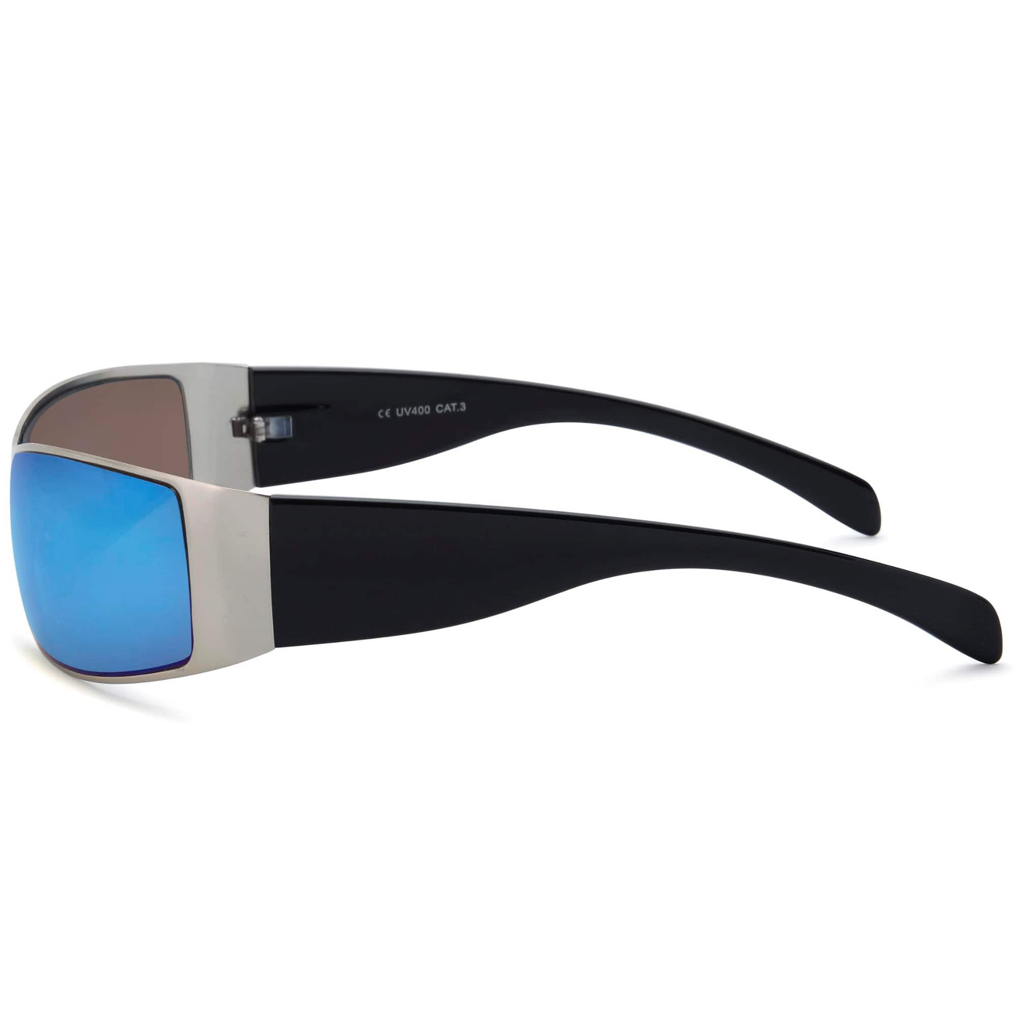 BEZLIT Eyewear Sonnenbrille Herren Bikerbrille Sonnenbrille (1-St) mit schwarzen Linsen