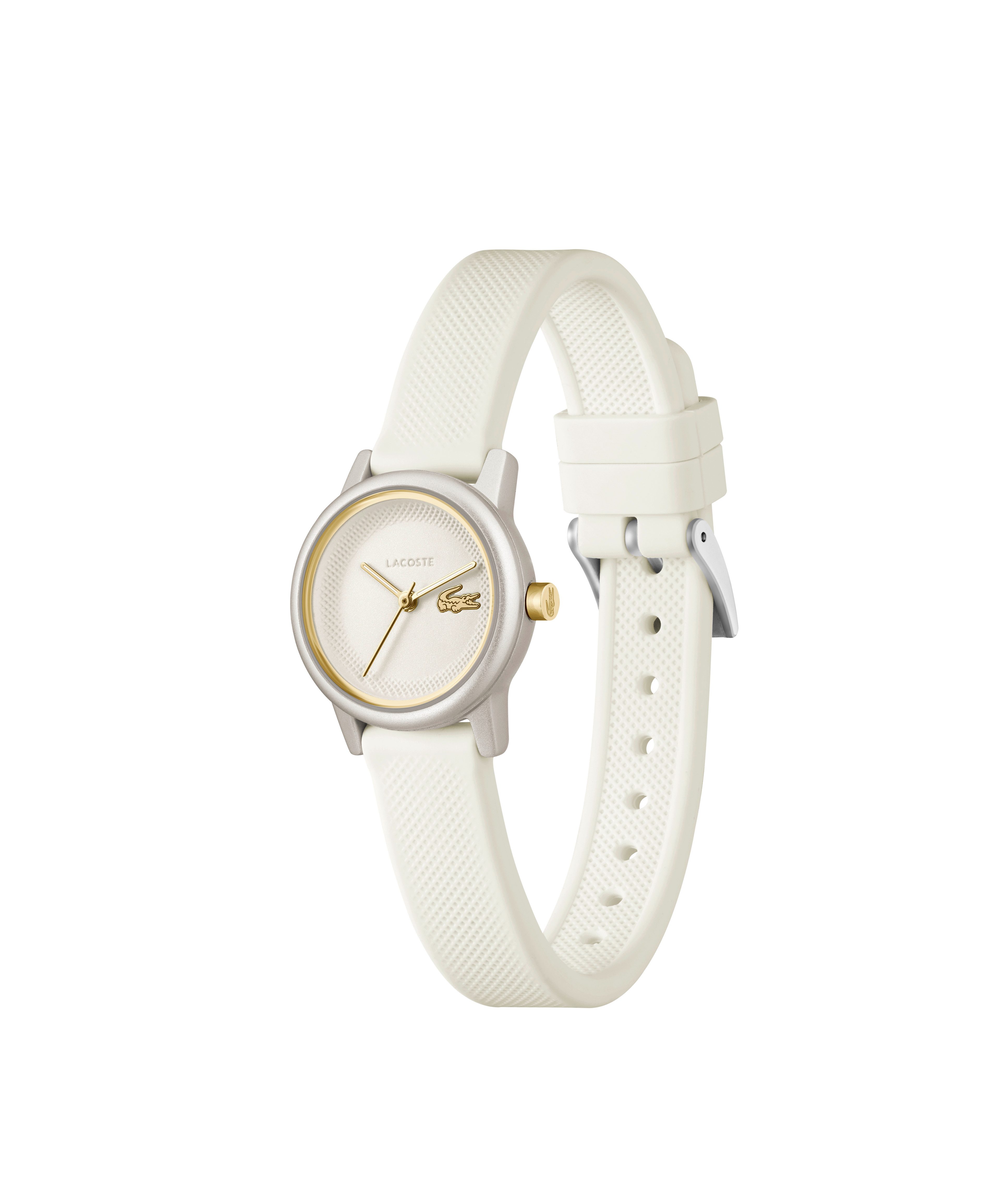 Lacoste Quarzuhr LACOSTE.12.12 SWIFT 2001509, Armbanduhr, Damenuhr, Silikonarmband, analog