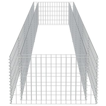 DOTMALL Hochbeet Gabionen-Hochbeet Verzinkter Stahl 450×90×50 cm