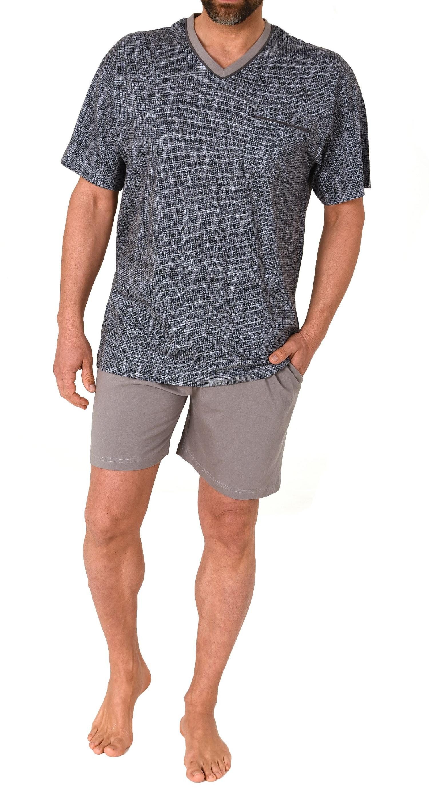 Pyjama Herren Schlafanzug kurzarm Shorty Pyjama - 122 522