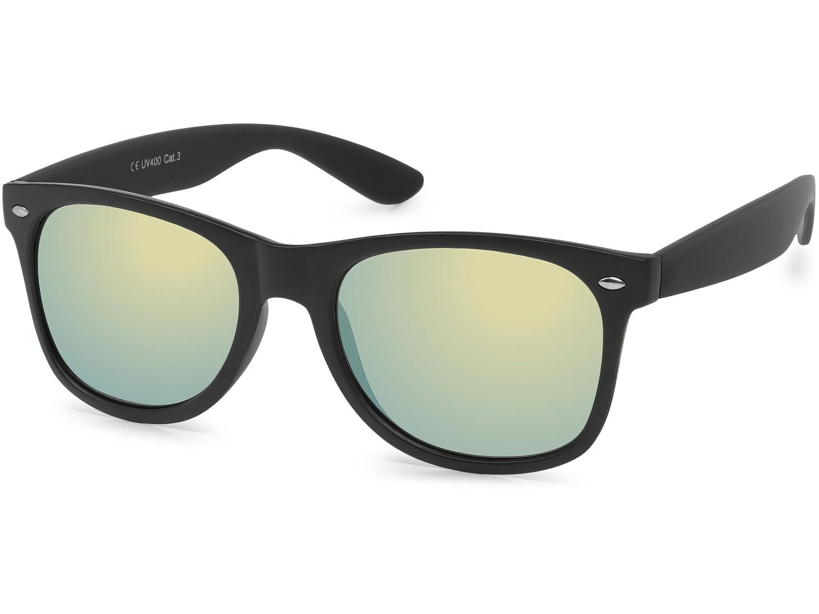 styleBREAKER Sonnenbrille Nerd Sonnenbrille mit Rechteckigen Gläsern (1-St)