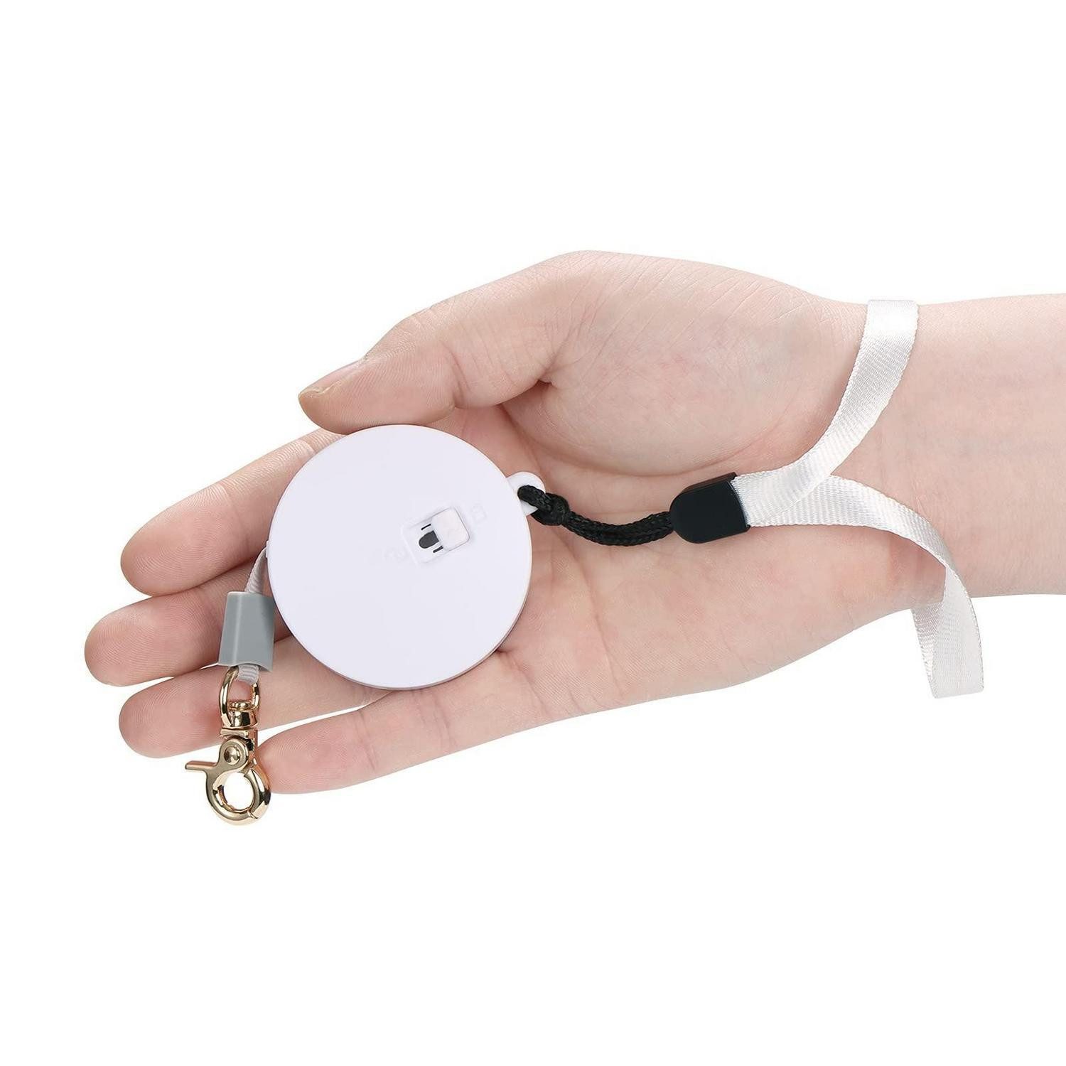 LuxusKollektion Rollleine Einziehbare Hundeleine Mini Weiß, Kunststoff (1-tlg)