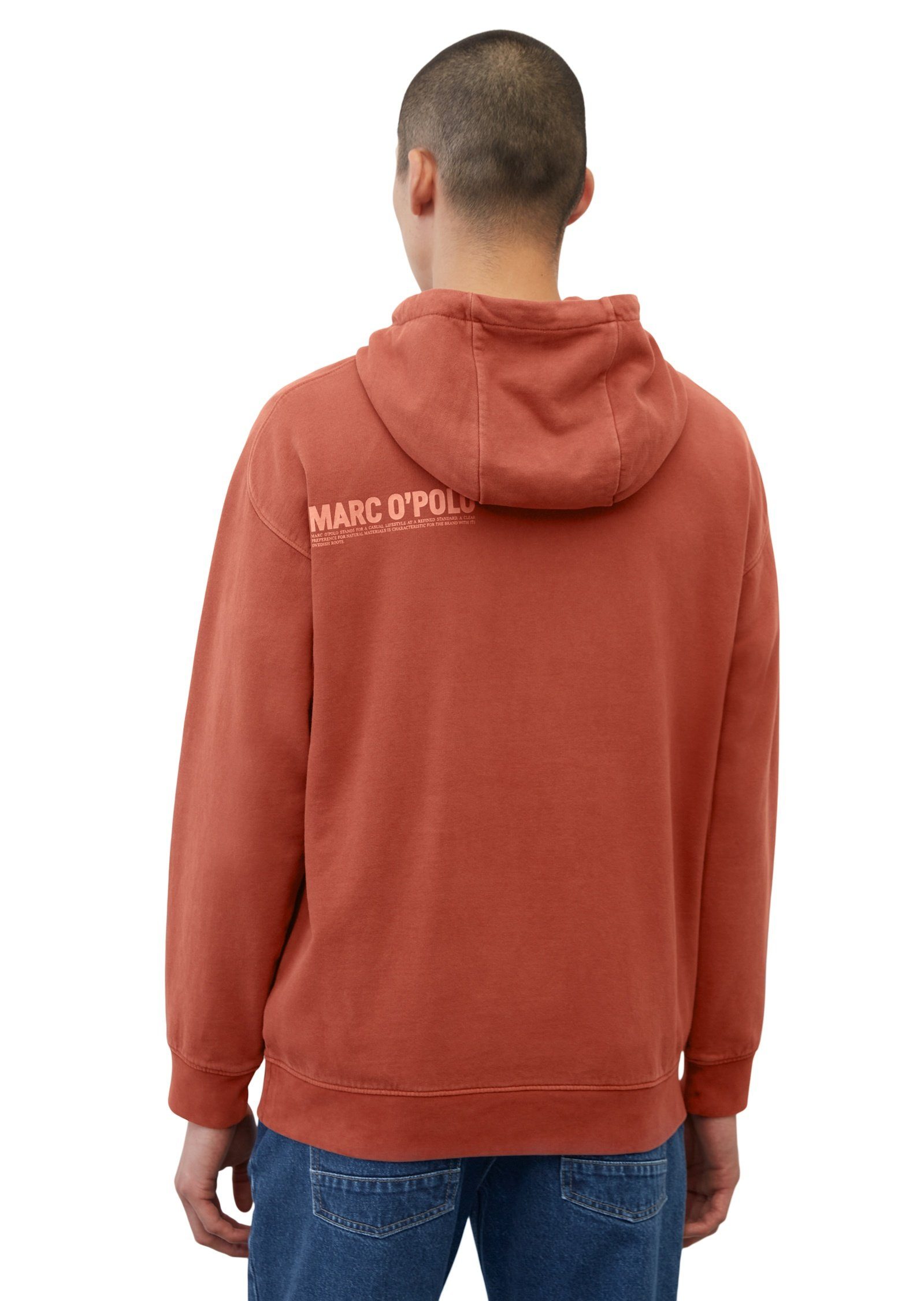 Marc aus rot Sweatshirt Bio-Baumwolle O'Polo softer