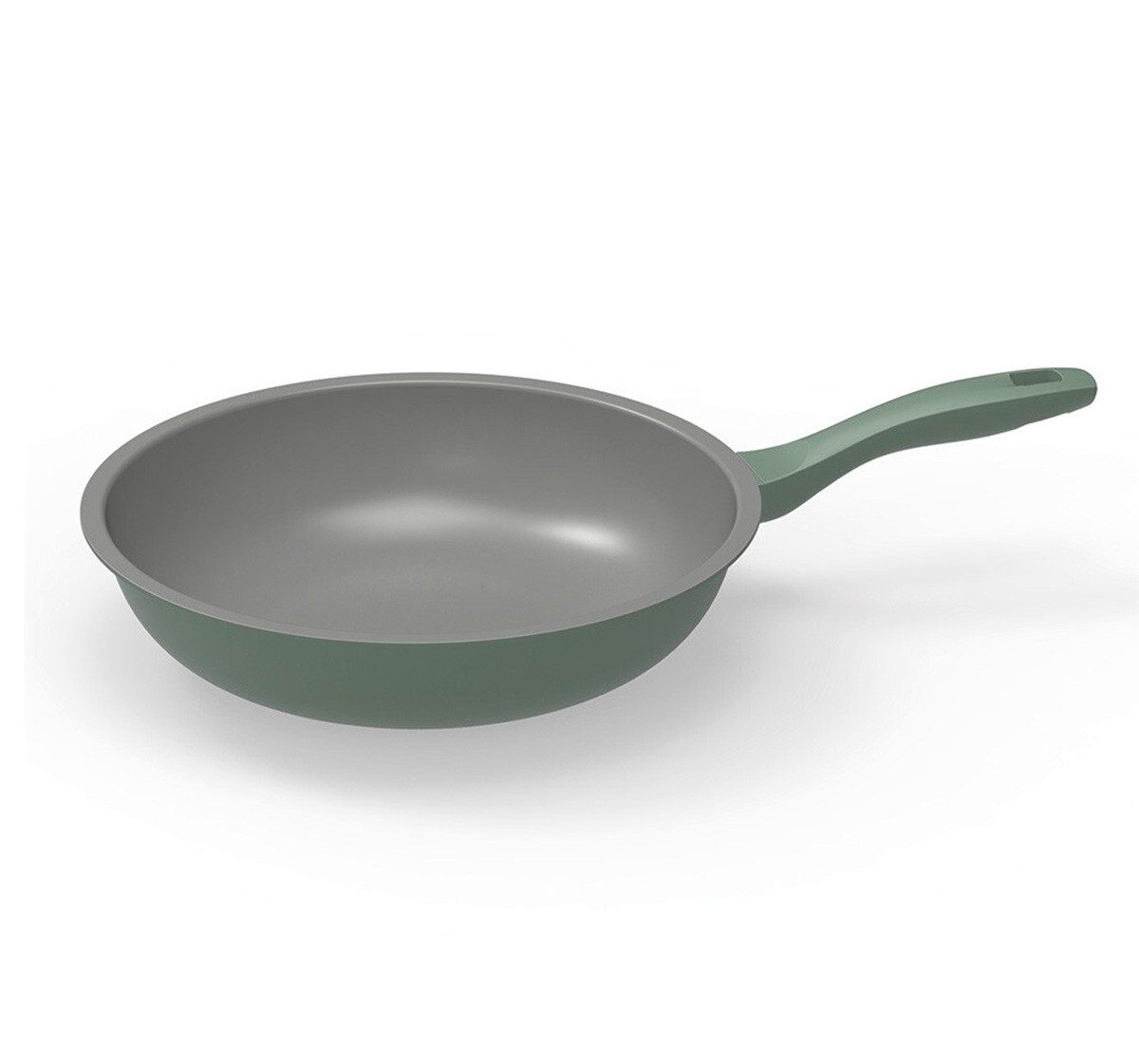 Michelino Bratpfanne Alythia Wokpfanne ø28 cm, Induktionsgeeignet & Antihaftbeschichtet, Aluminium (1-tlg), Induktionsgeeignet, ø28 cm