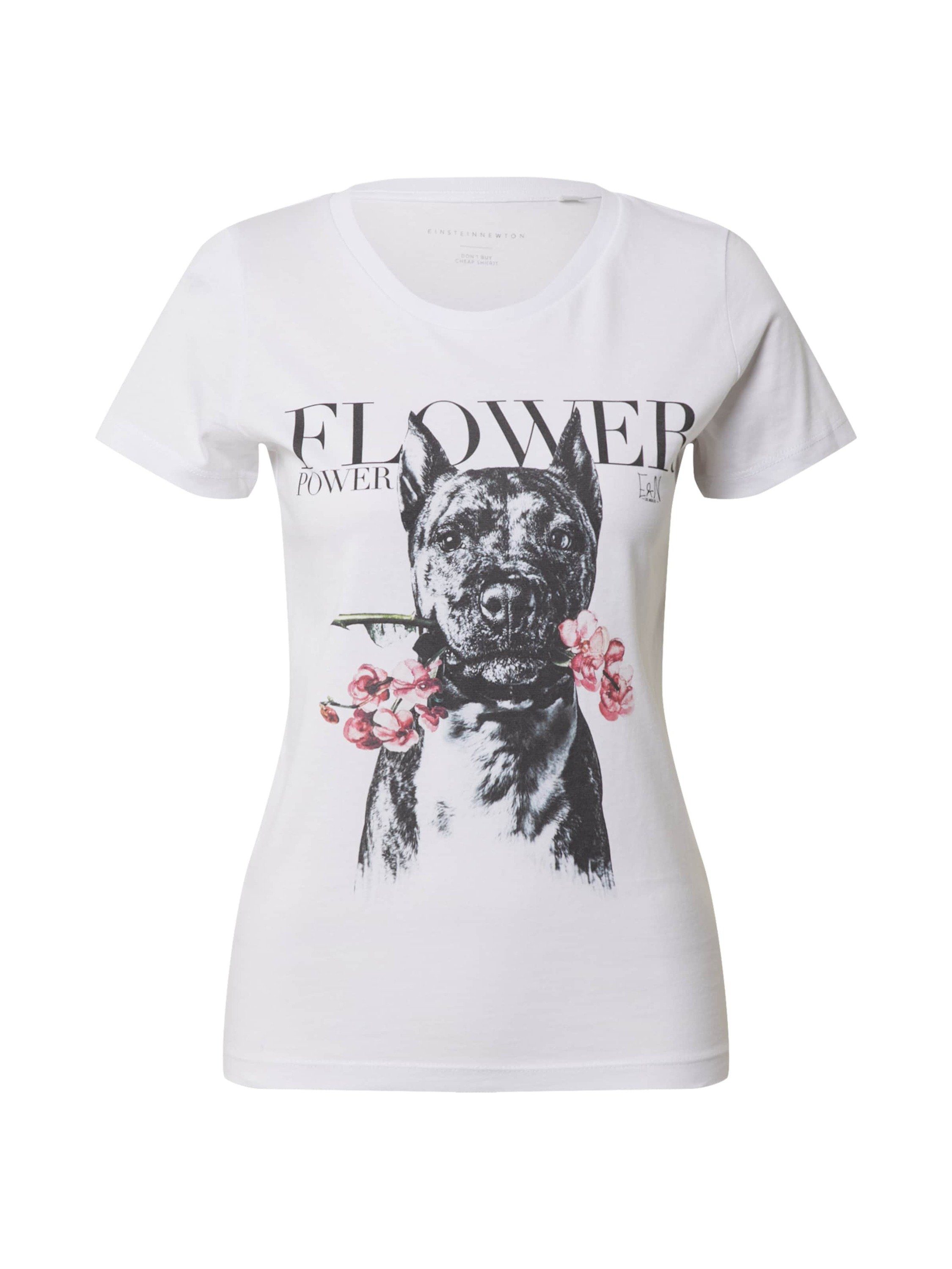 Flower EINSTEIN NEWTON Plain/ohne (1-tlg) & Dog T-Shirt Details
