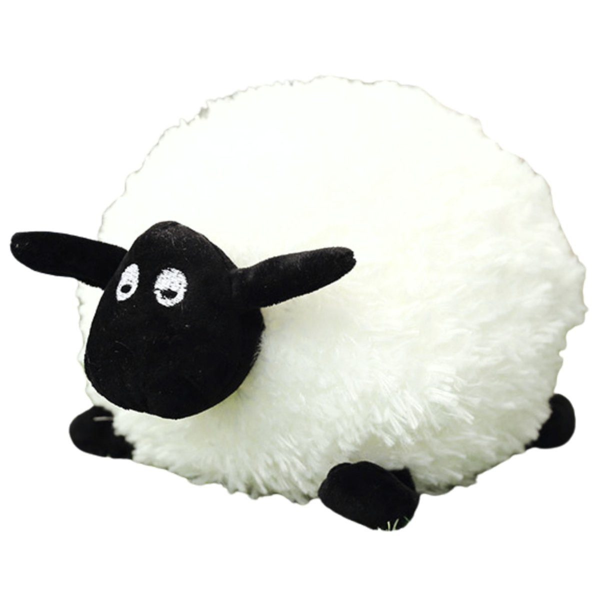 Wisam Plüschfigur Plüsch-Maskottchen Kuschelschaf mit lockiger Wolle Weiß 20cm (1-St)