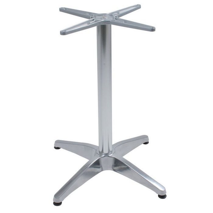 Gravidus Tischgestell Tischgestell Tisch Platte Gestell Halter 4-Fuß Aluminiumguss Rund Quadratisch