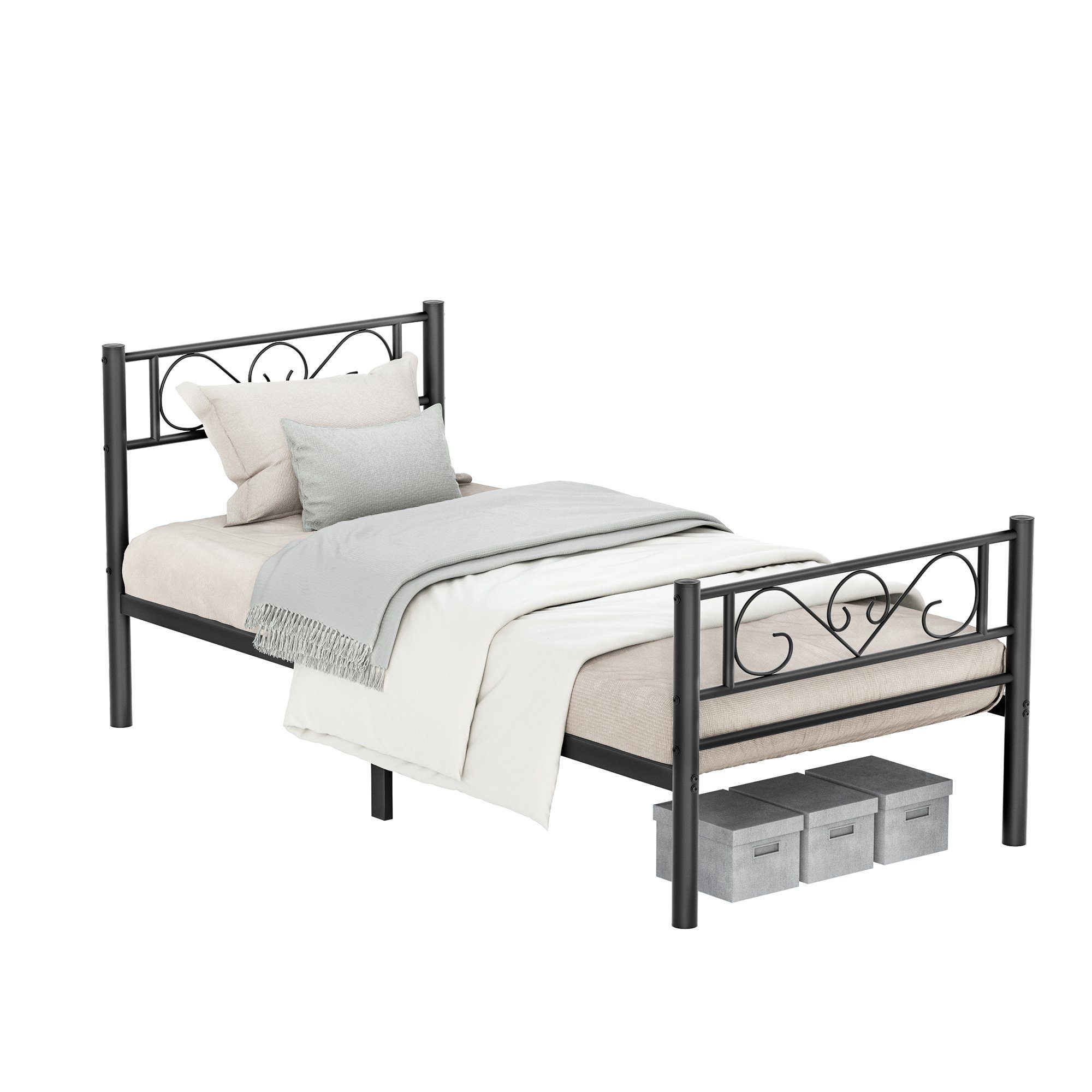 VASAGLE Bettgestell (1-tlg., 90 x 190 günstig online kaufen