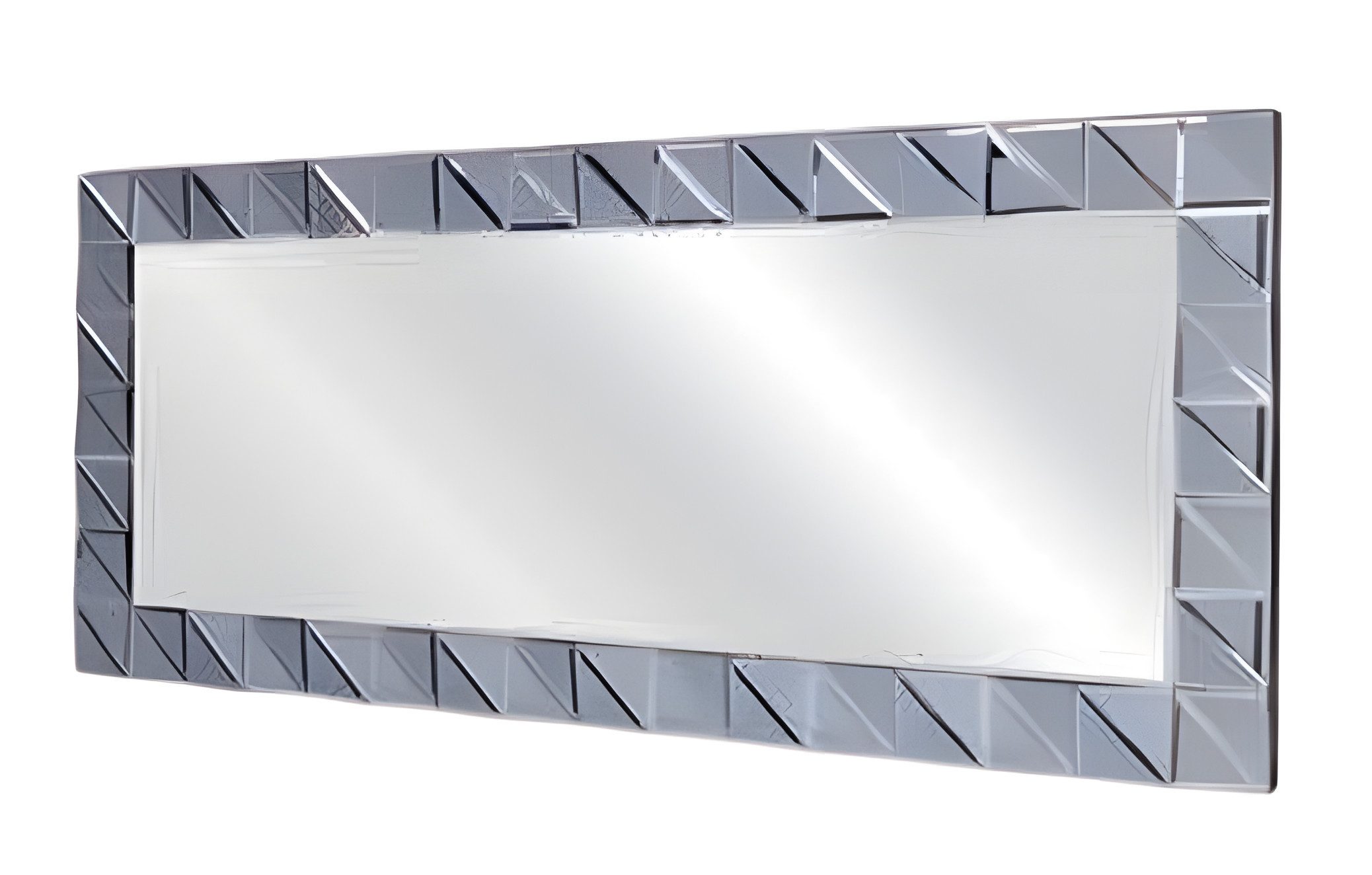 JVmoebel Wandspiegel Eleganter grauer Spiegel aus Glas für modernes Wohnen (1-St), Made in Europe