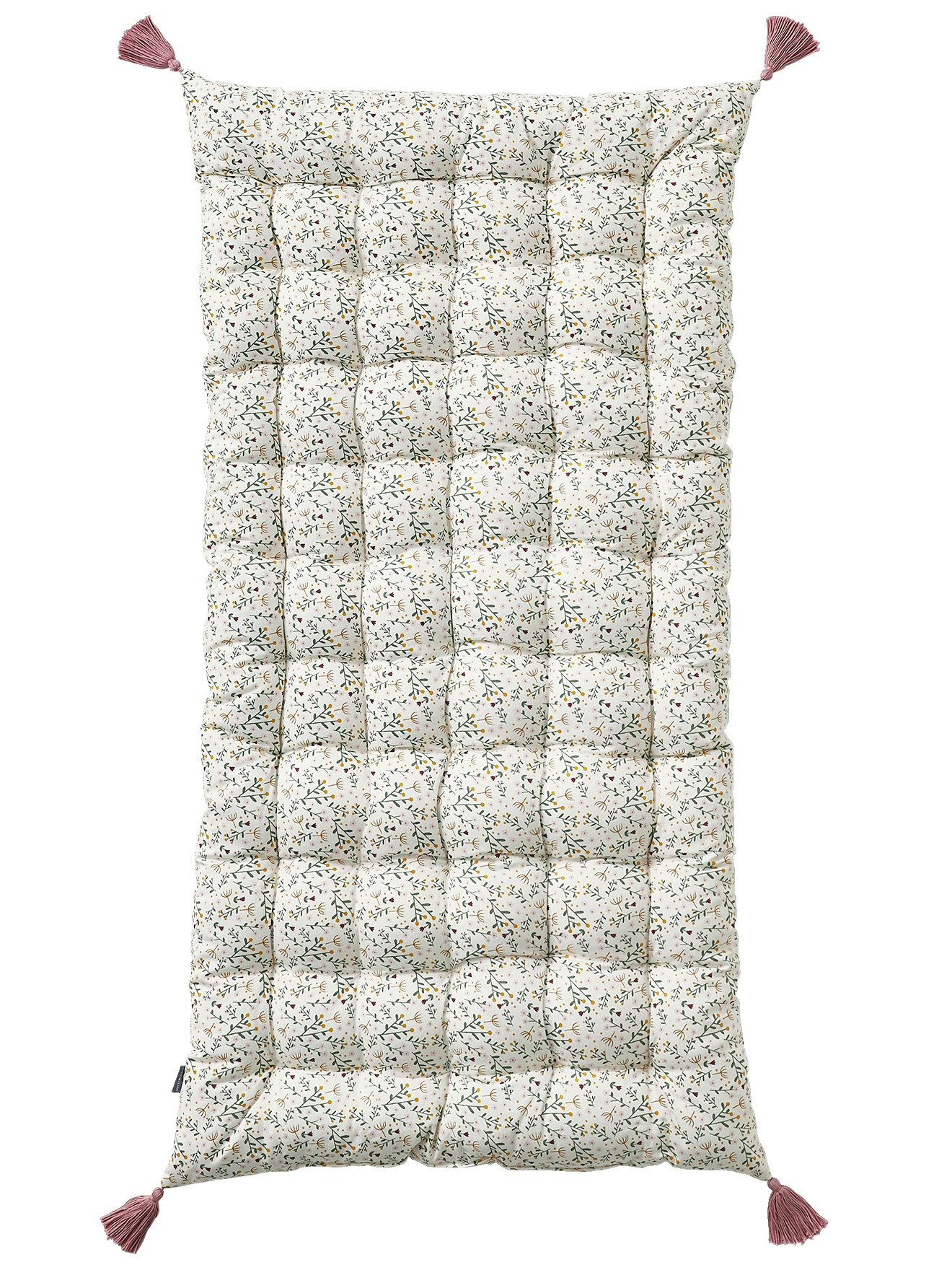 vertbaudet Bodenkissen Kinderzimmer Bodenmatratze BLUMENZAUBER, mit Quasten günstig online kaufen