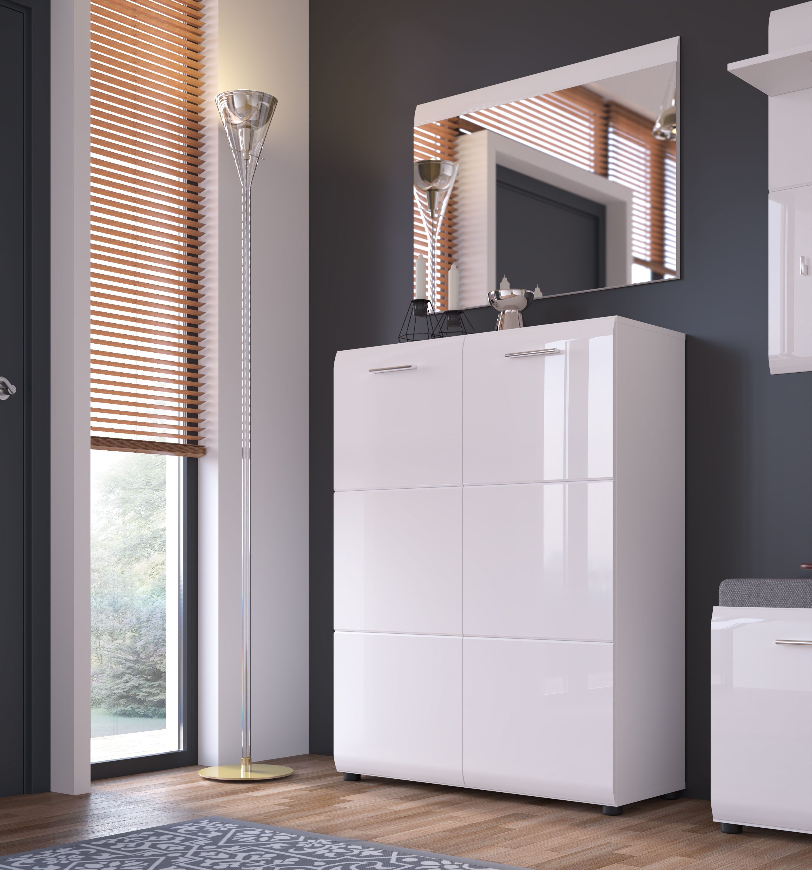 LIVING CHARM Schuhkommode Merano, Breite ca. 90 cm