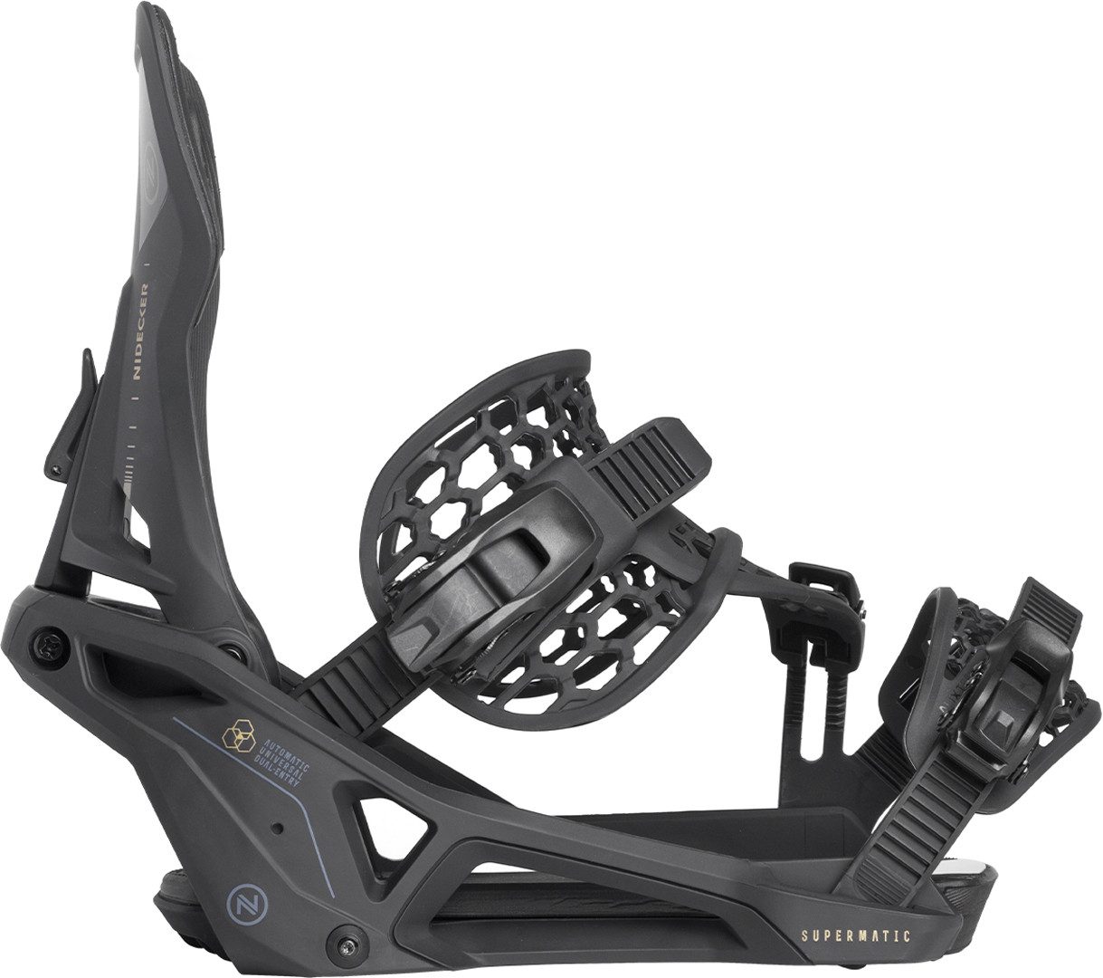 Nidecker Snowboardbindung NIDECKER SUPERMATIC JUNIOR Bindung black