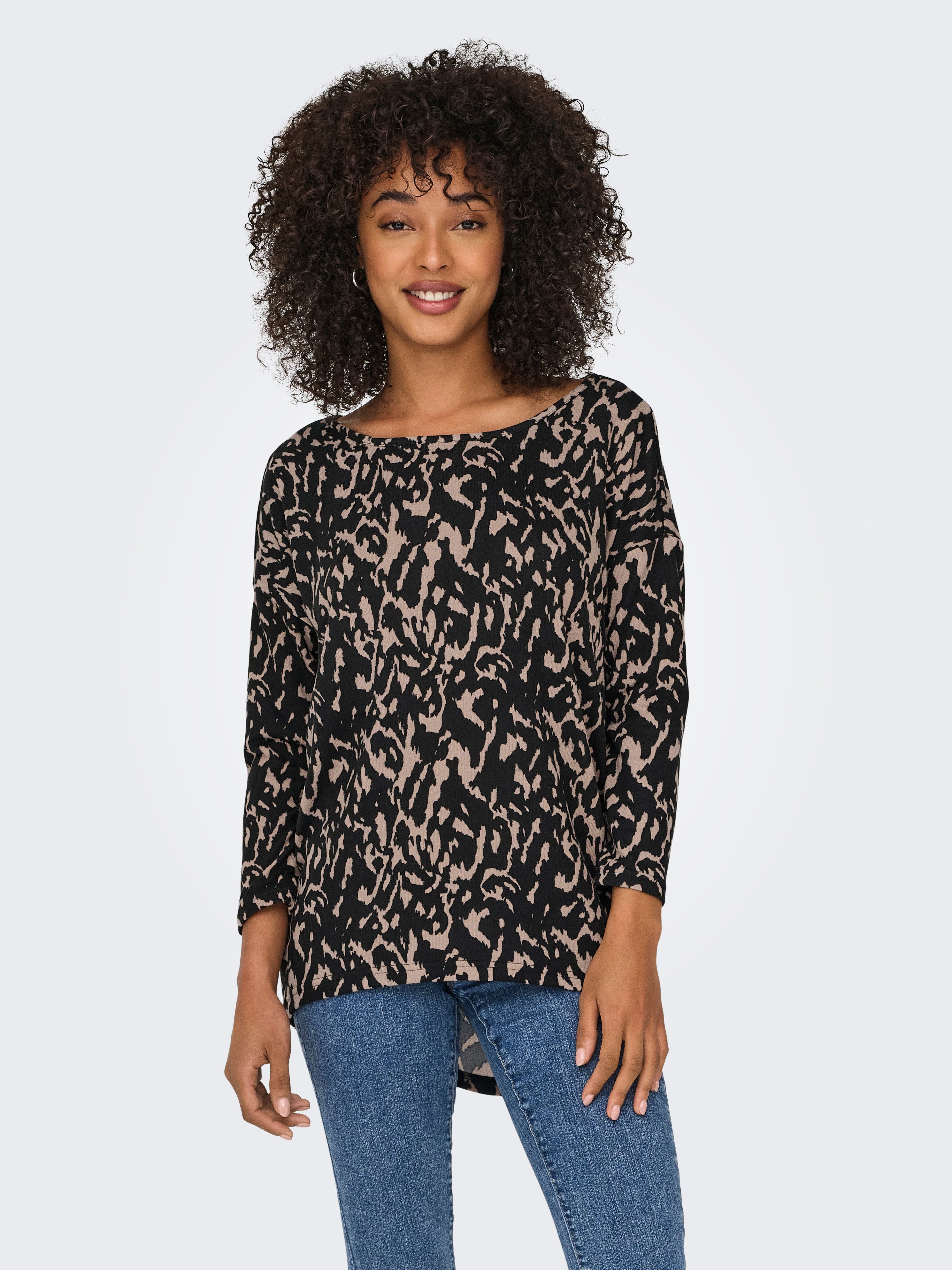 ONLY 3/4-Arm-Shirt ONLELCOS 4/5 AOP TOP günstig online kaufen