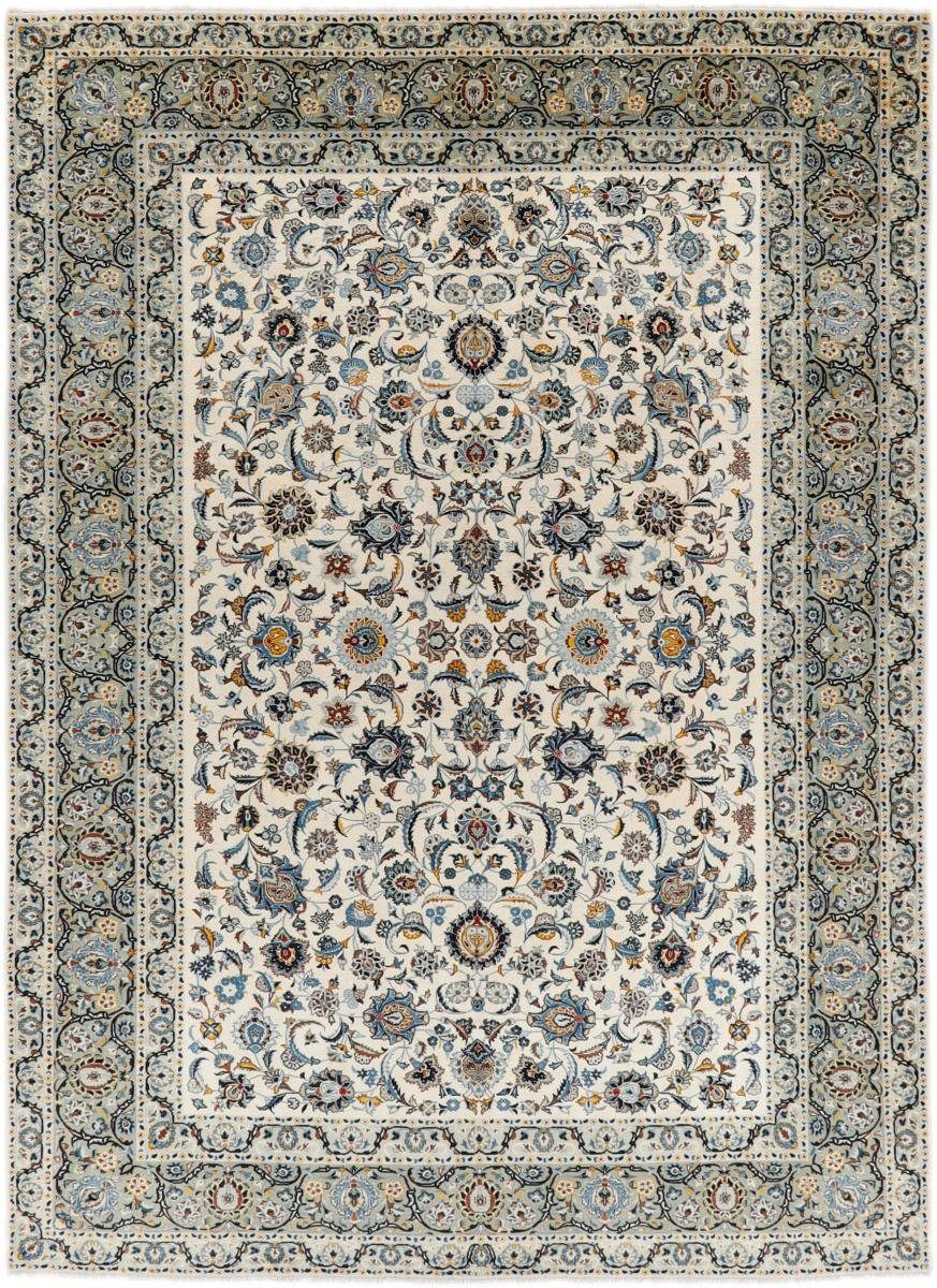 Orientteppich Keshan 276x386 Handgeknüpfter Orientteppich / Perserteppich, Nain Trading, rechteckig, Höhe: 12 mm
