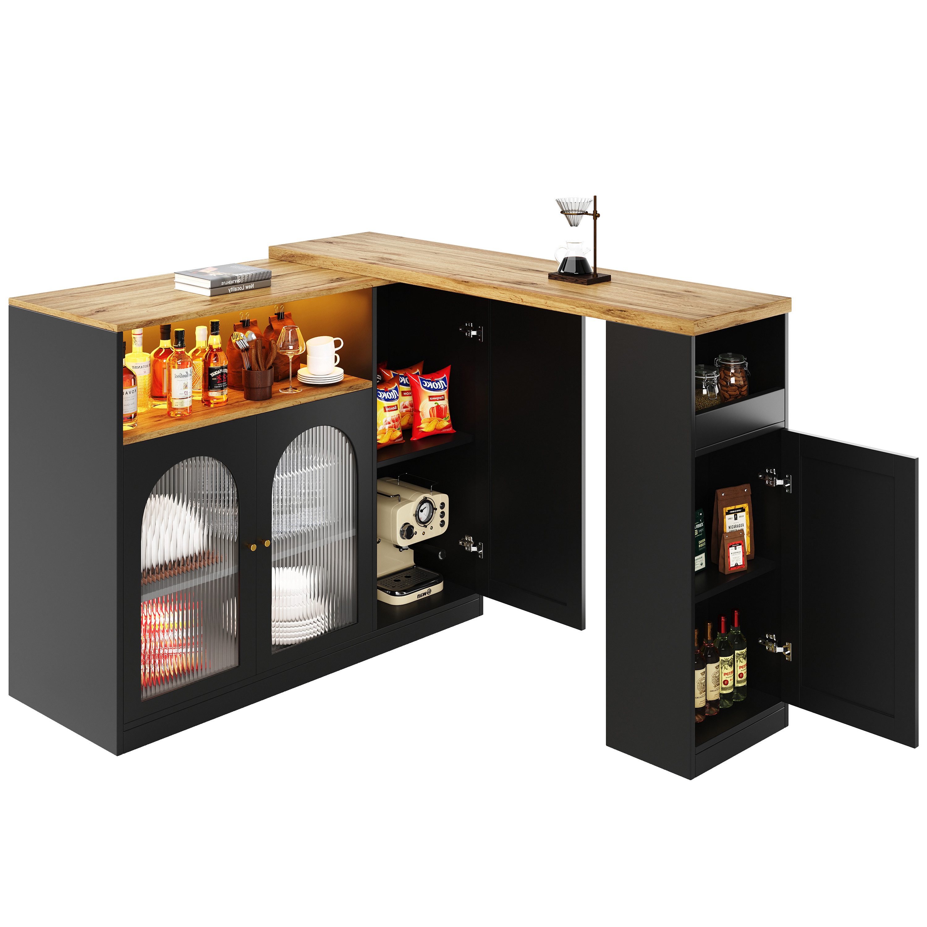 i@home Bartisch Um 360° drehbarer Bartisch, günstig online kaufen