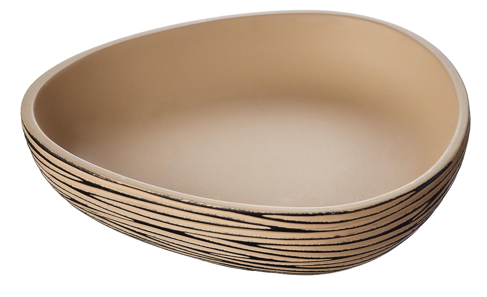 Ridder Seifenschale Wood beige, Breite: 12.3 cm