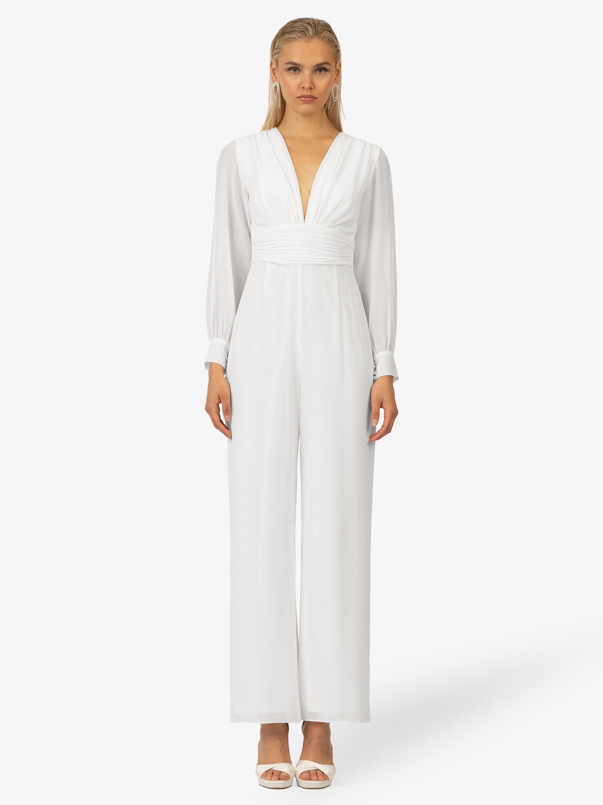 Kraimod Jumpsuit mit V-Ausschintt günstig online kaufen