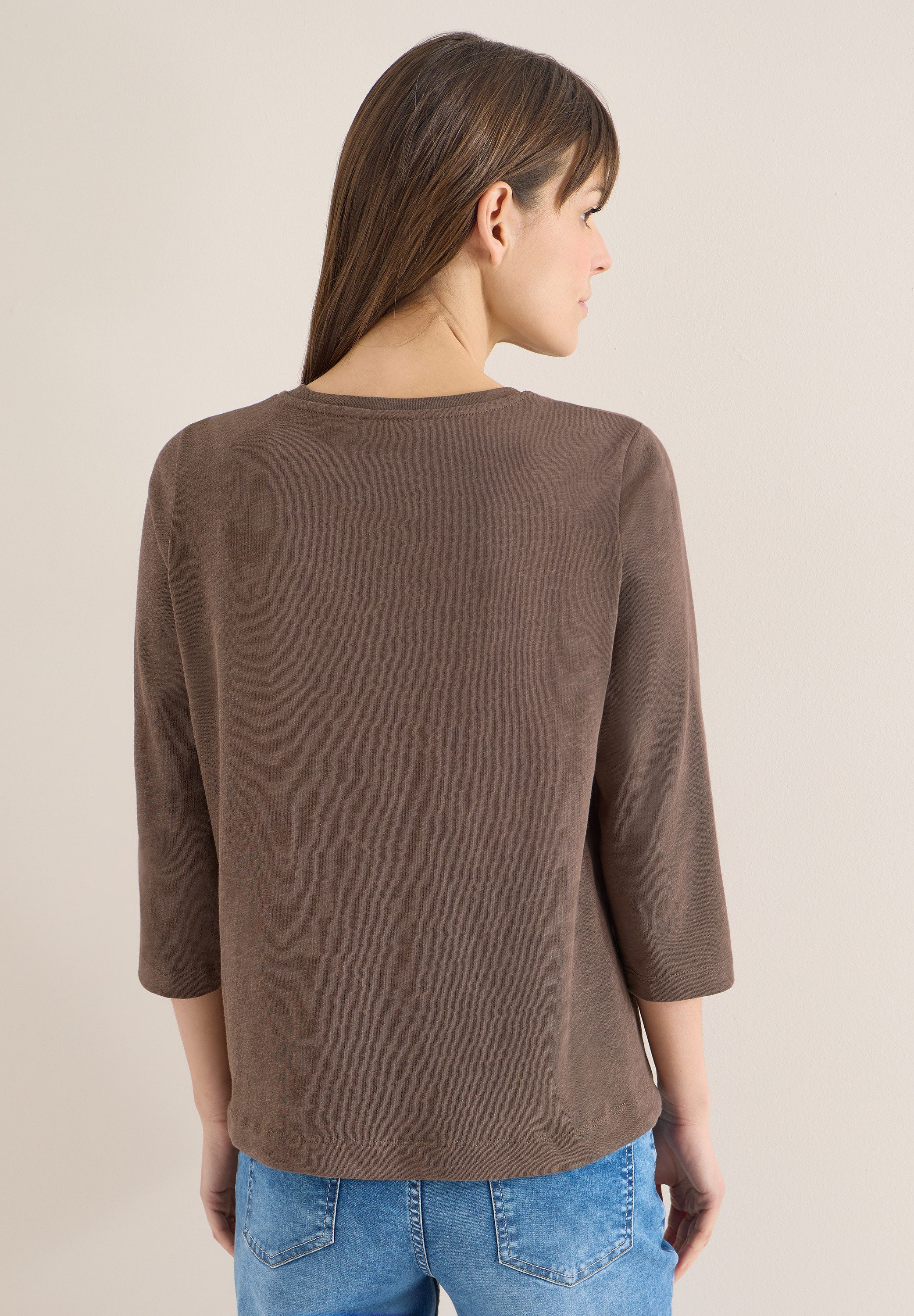 CECIL 3/4-Arm-Shirt mit 3/4 Ärmeln
