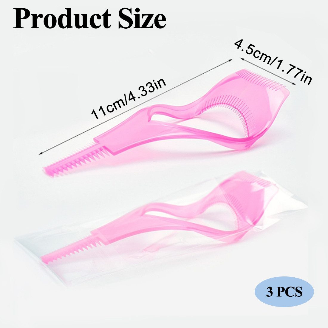 DEBAIJIA Mascara Wimpernschild, Wimpernbürste, Wimpernkamm, obere untere Wimpernhilfe