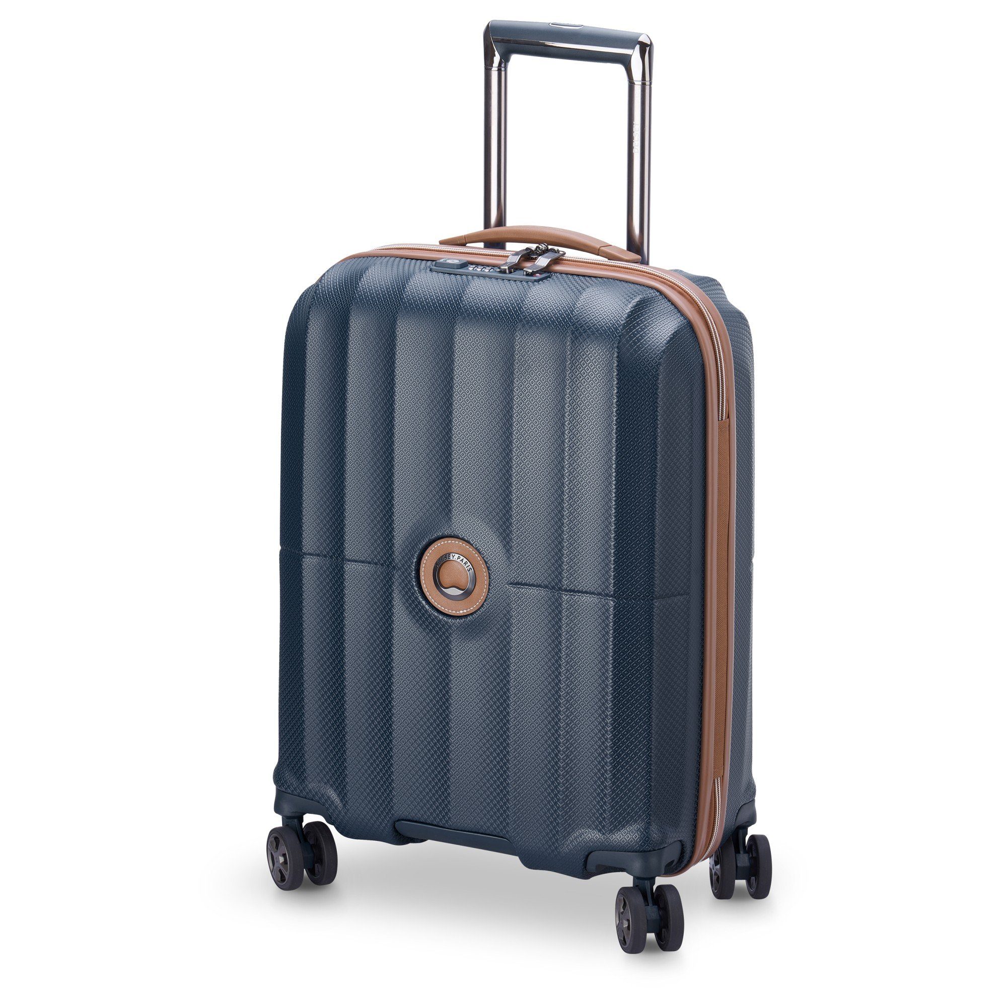 Delsey Handgepäck-Trolley, 4 Rollen marineblau Rollen