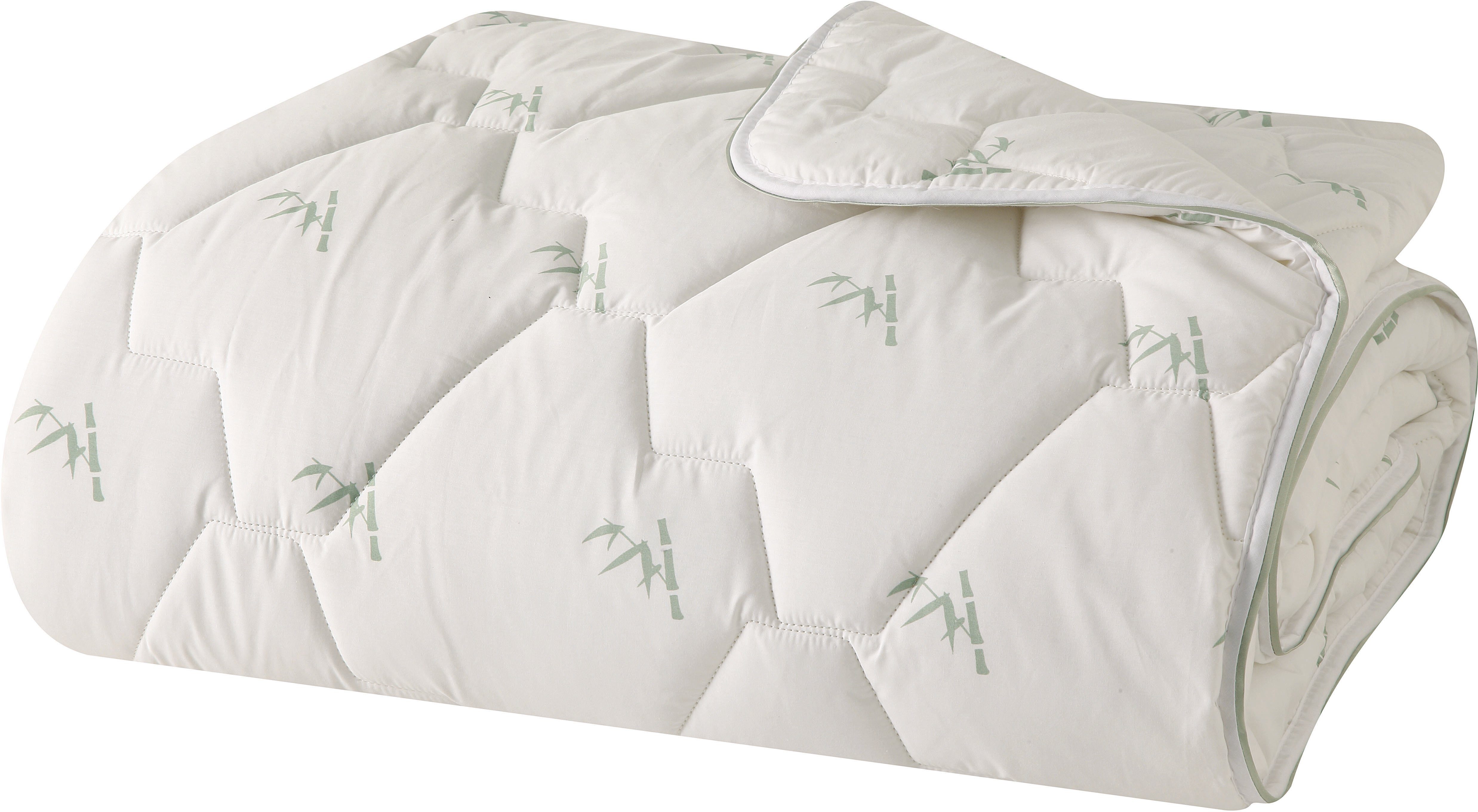 Yatas Bedding Kunstfaserbettdecke Bambus Majestät, Bettdecke 135x200 cm & weitere Größen, Füllung: Polyester und Bambusfaser (Viskose), Bezug: Baumwolle, Sommer, Herbst, allergiker geeignet (Hausstauballergiker)