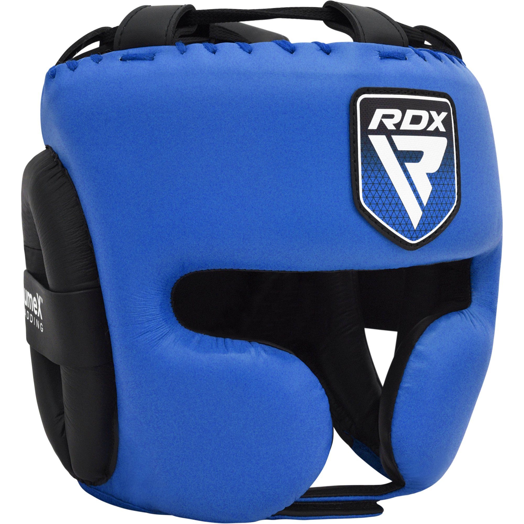 RDX Sports Kopfprotektor RDX-Kopfschutz für Box und MMA-Training, Maya Hide Leather APEX Series