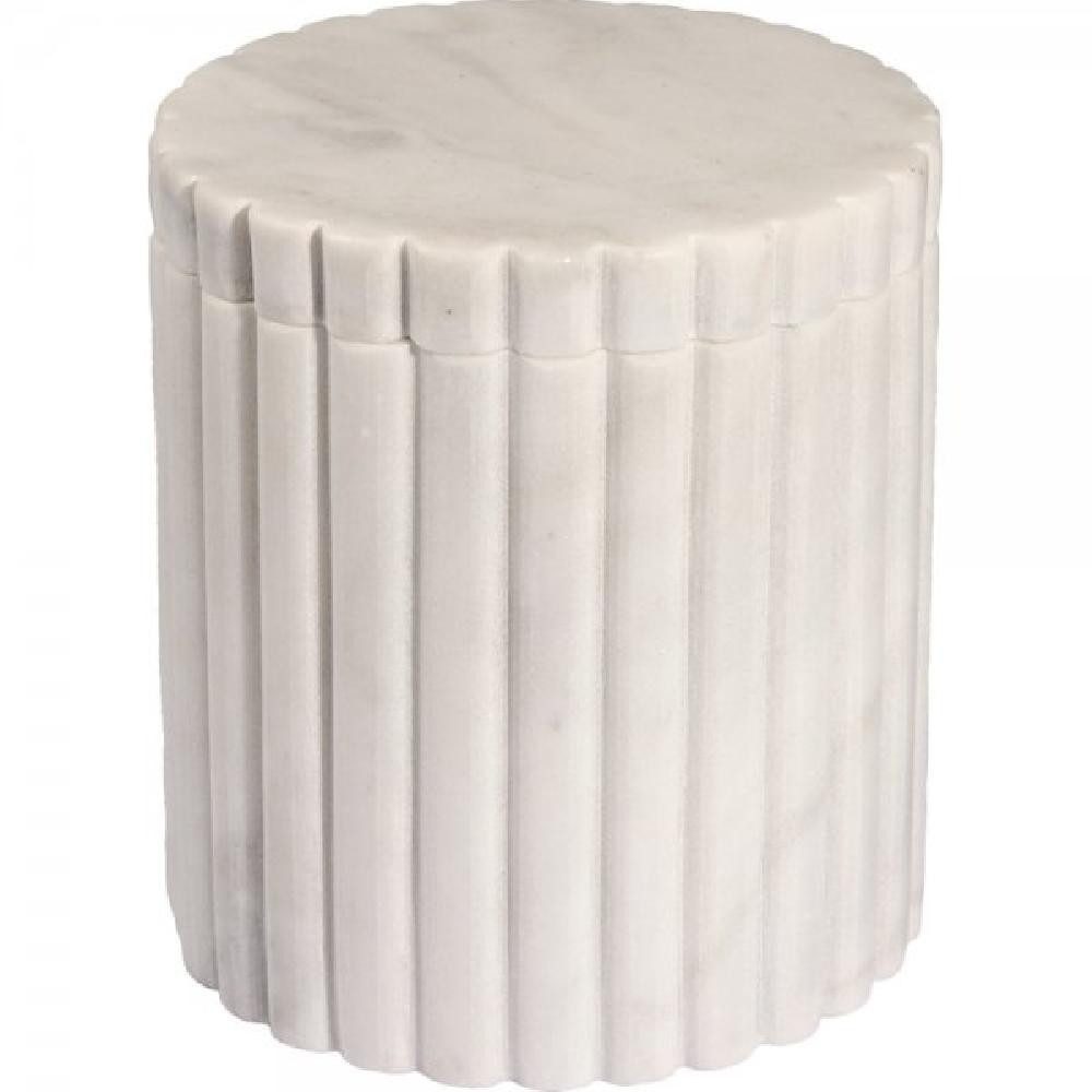 Greengate Vorratsdose Aufbewahrungsdose Marmor White (12cm)