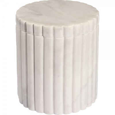 Greengate Vorratsdose Aufbewahrungsdose Marmor White (12cm)