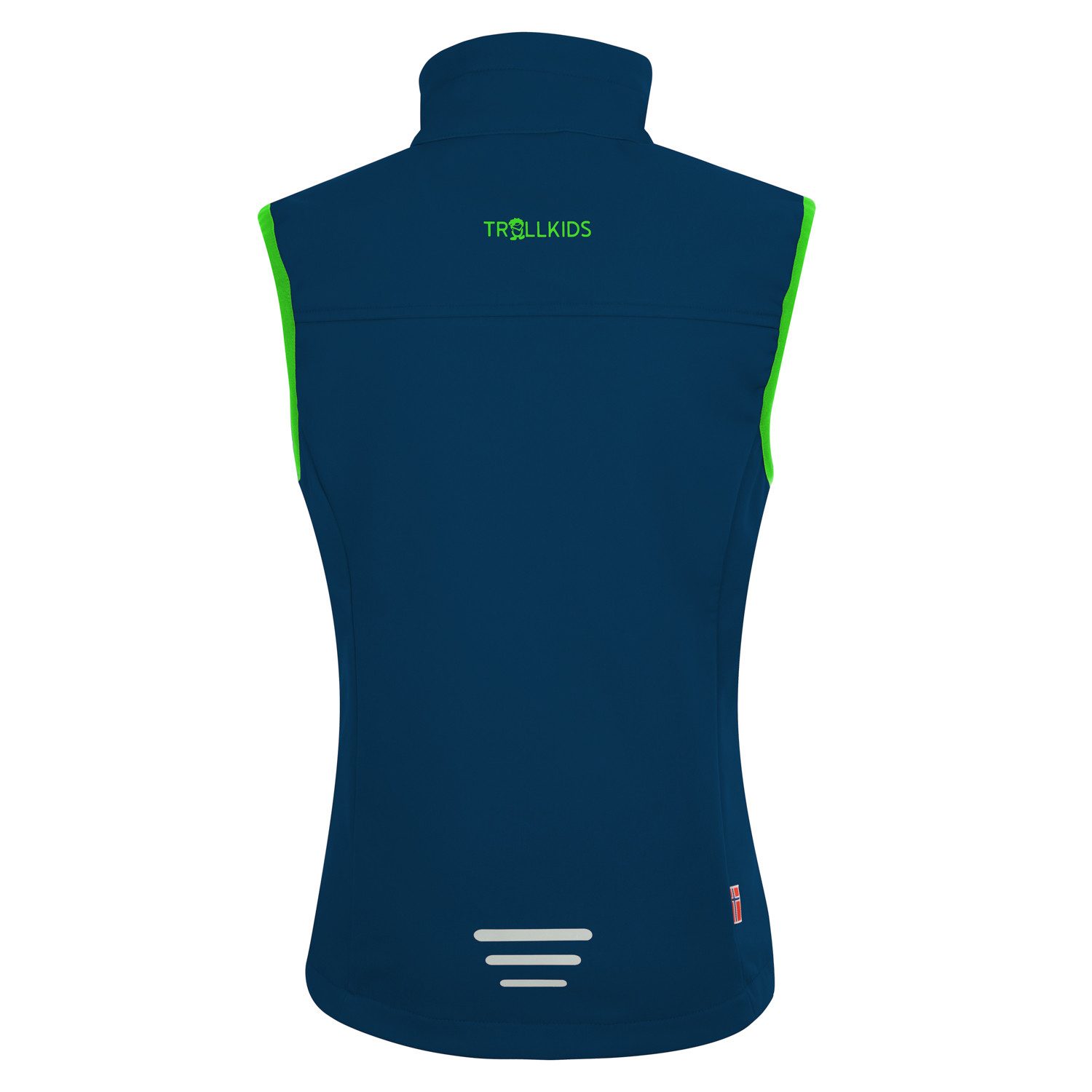 TROLLKIDS Softshellweste KIDS TROLLFJORD VEST für Kinder und Jugendliche, wasserabweisend, atmungsaktiv