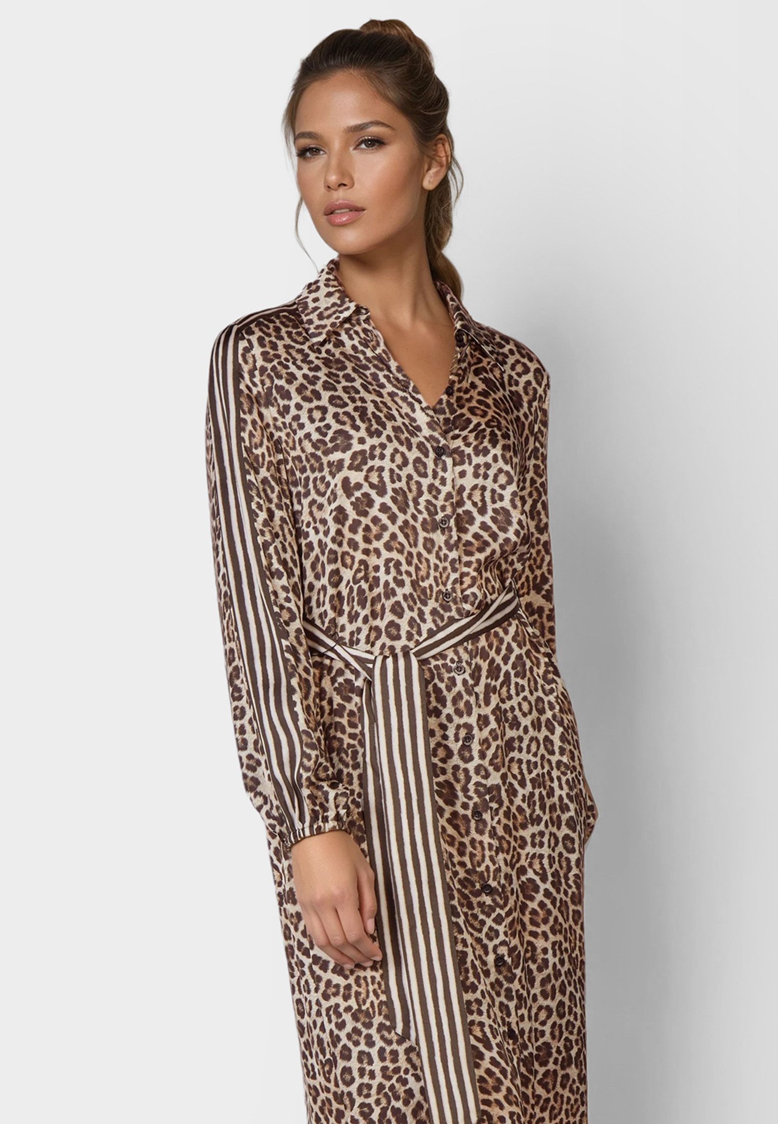 MARC AUREL Druckkleid mit Leoprint und günstig online kaufen