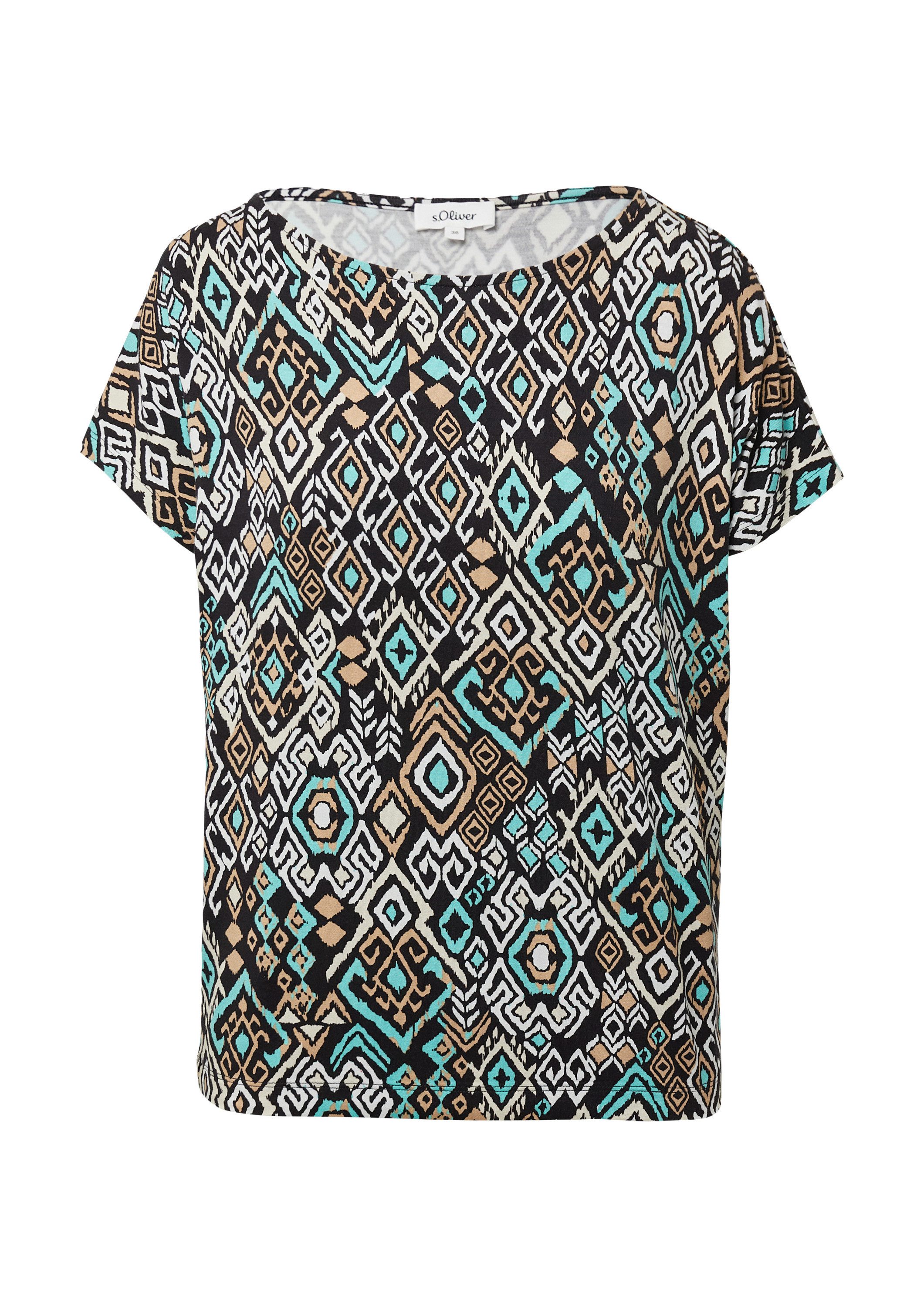 s.Oliver Kurzarmshirt T-Shirt (1-tlg) günstig online kaufen