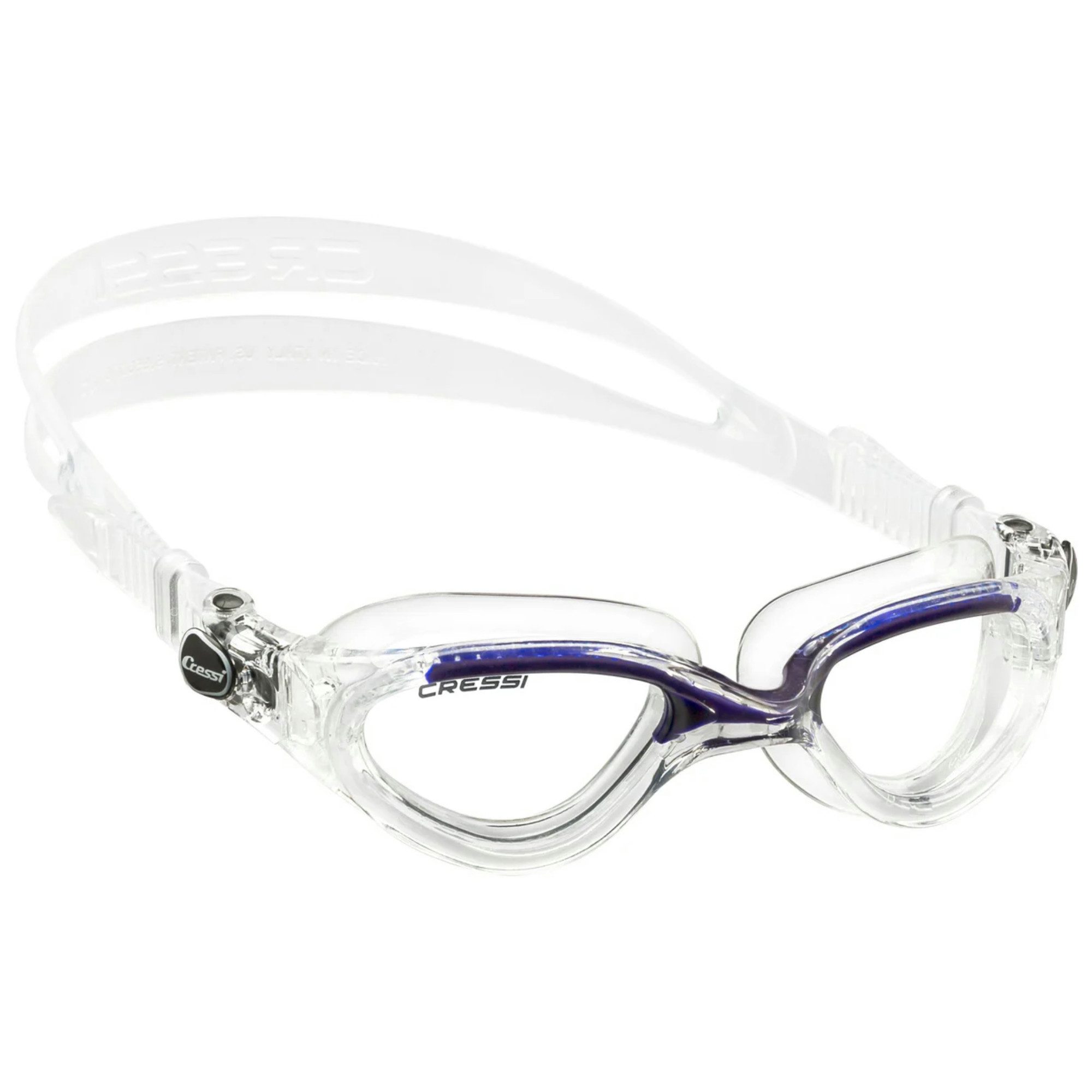 Schwimmbrille Flash Swim Goggles - Schwimbrille - Clear/Blue/Silver Mirrored Lens