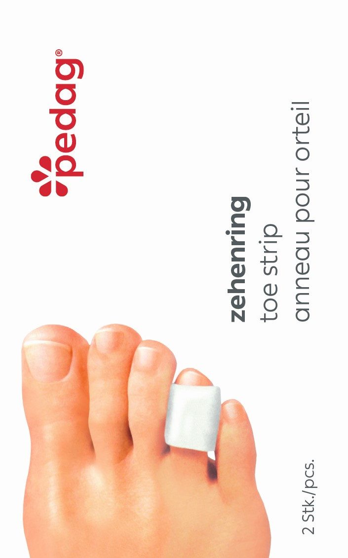 Pedag Zehenschutzpolster Zehenschutzring aus softem Gel