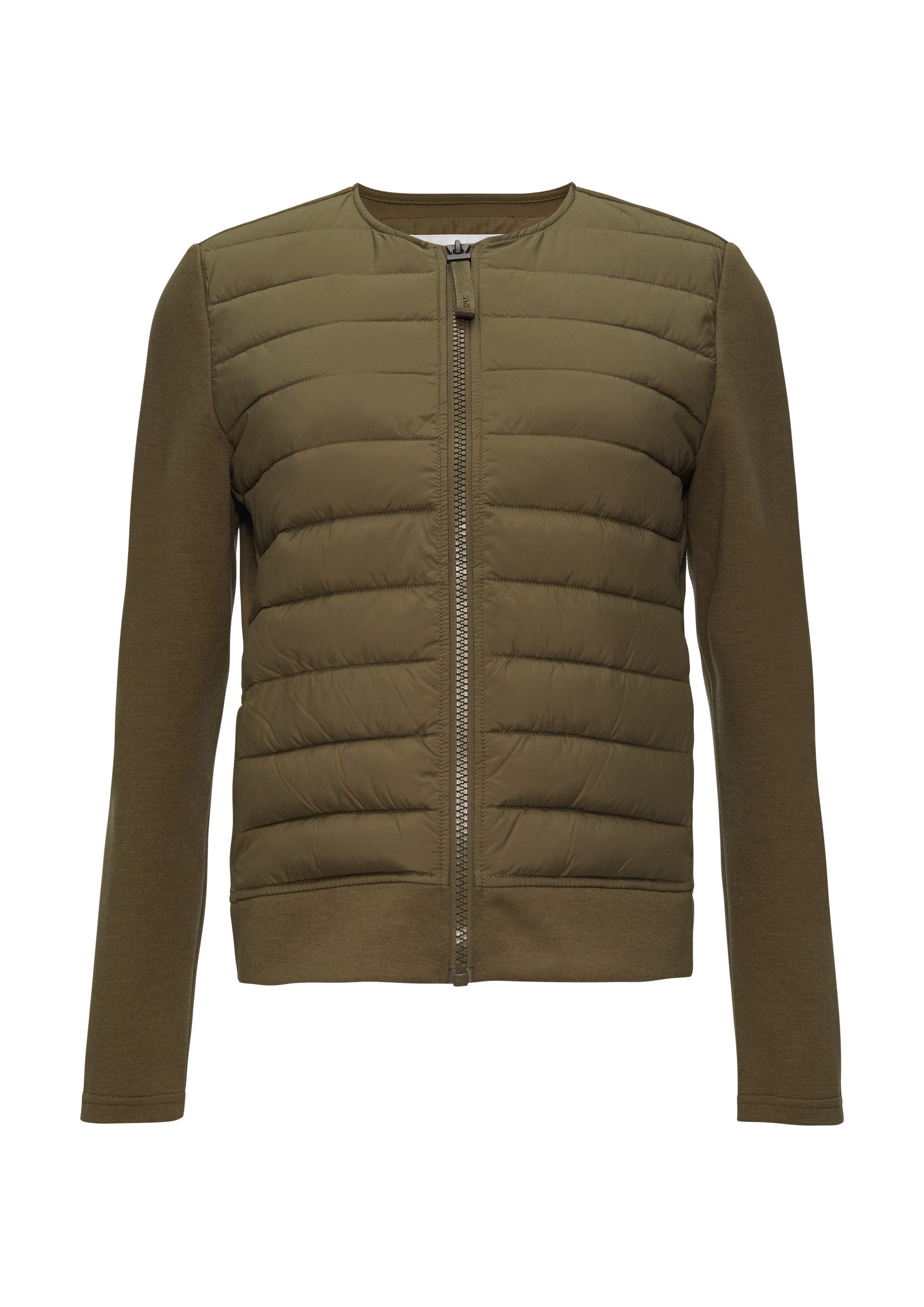 comma Funktionsjacke Indoor-Jacke Gesteppte Jacke im Fabricmix