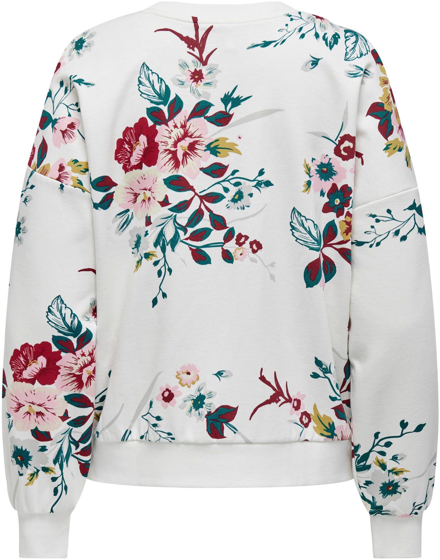 ONLY Sweatshirt ONLWANTED L/S AOP FLOWERS SWEAT NN