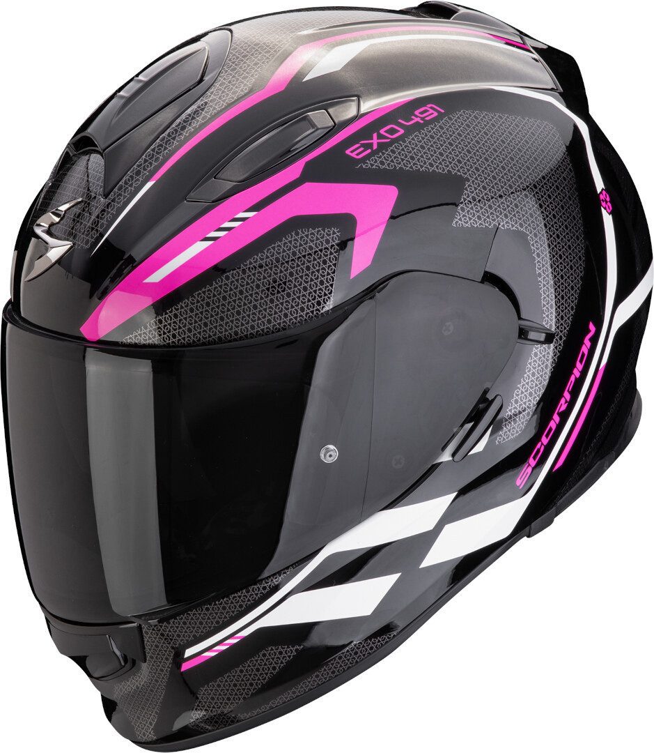 Scorpion Exo Motorradhelm Exo-491 Kripta Helm, integriertes Sonnenvisier