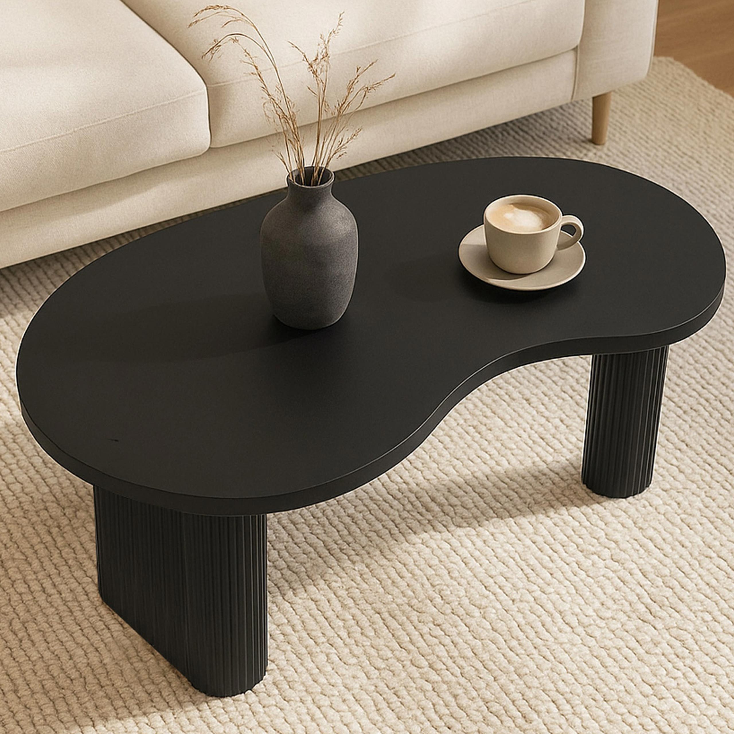 MCW Couchtisch MCW-O29, Inklusive Fußbodenschoner