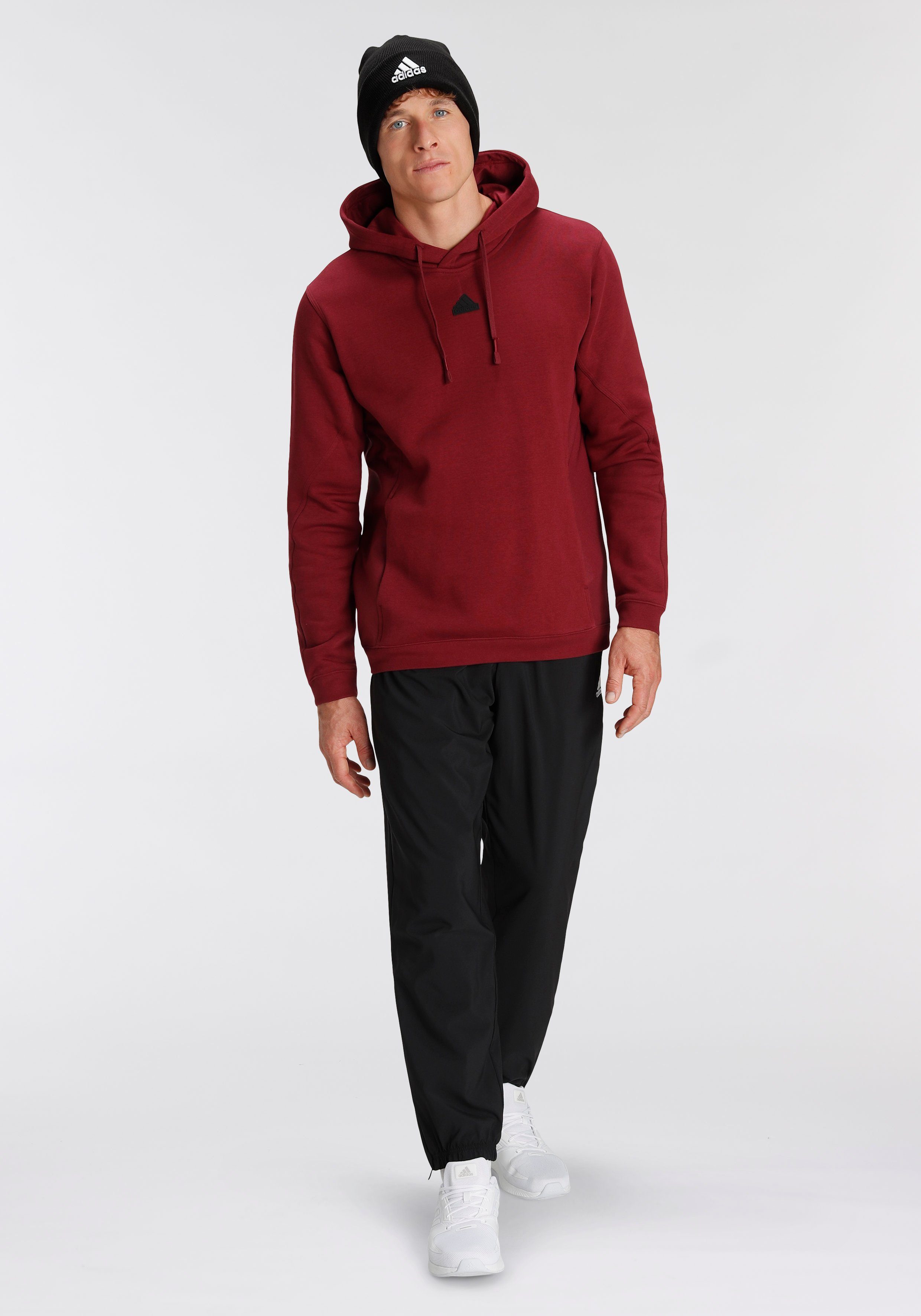 adidas Sportswear Sporthose AEROREADY ESSENTIALS STANFORD ELASTIC CUFF SMALL LOGO HOSE (1-tlg) Feuchtigkeitsabsorbierend, Atmungsaktiv