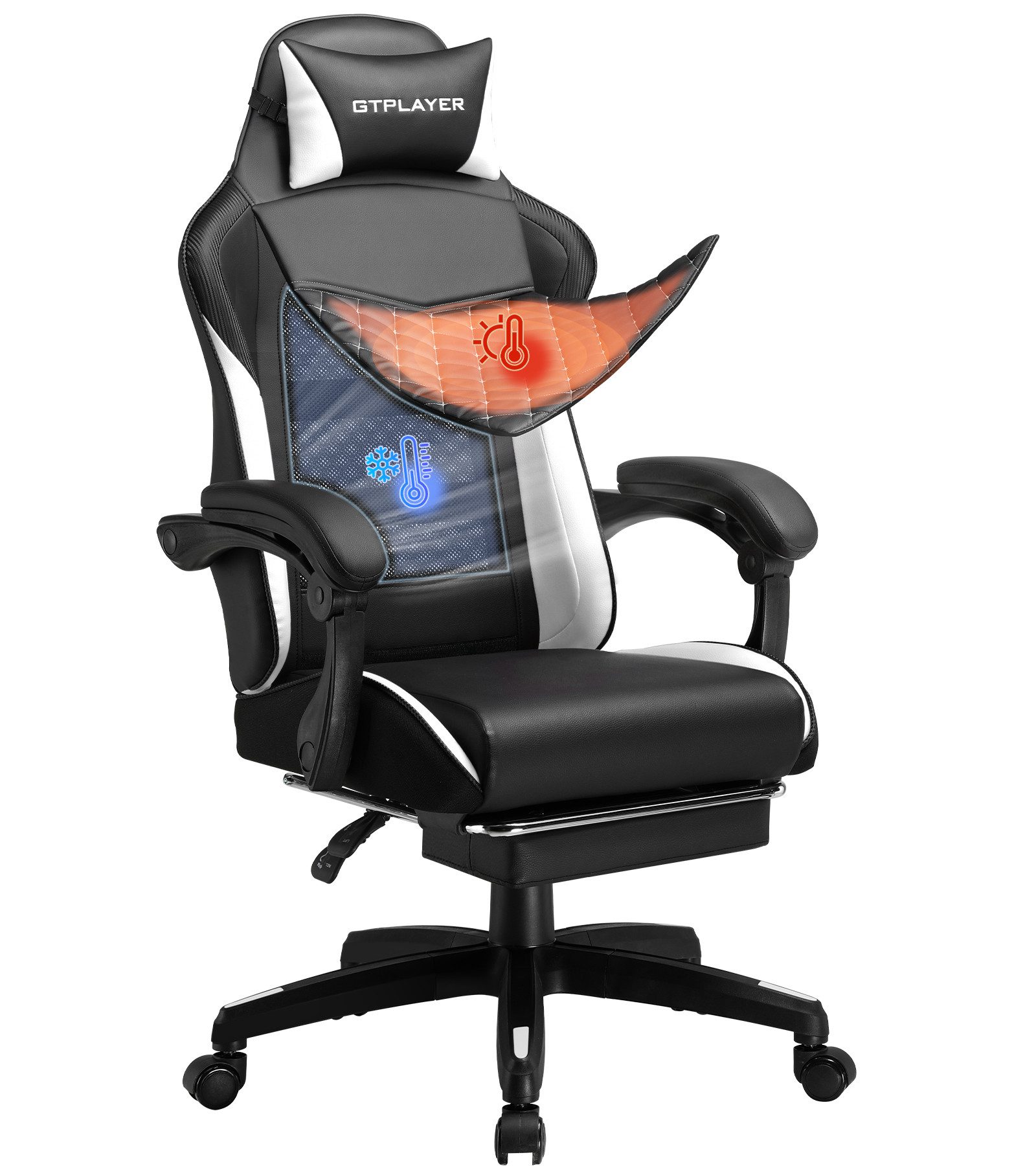 LUCKRACER Gaming-Stuhl Ergonomischer Bürostuhl, Zweckmäßig für günstig online kaufen