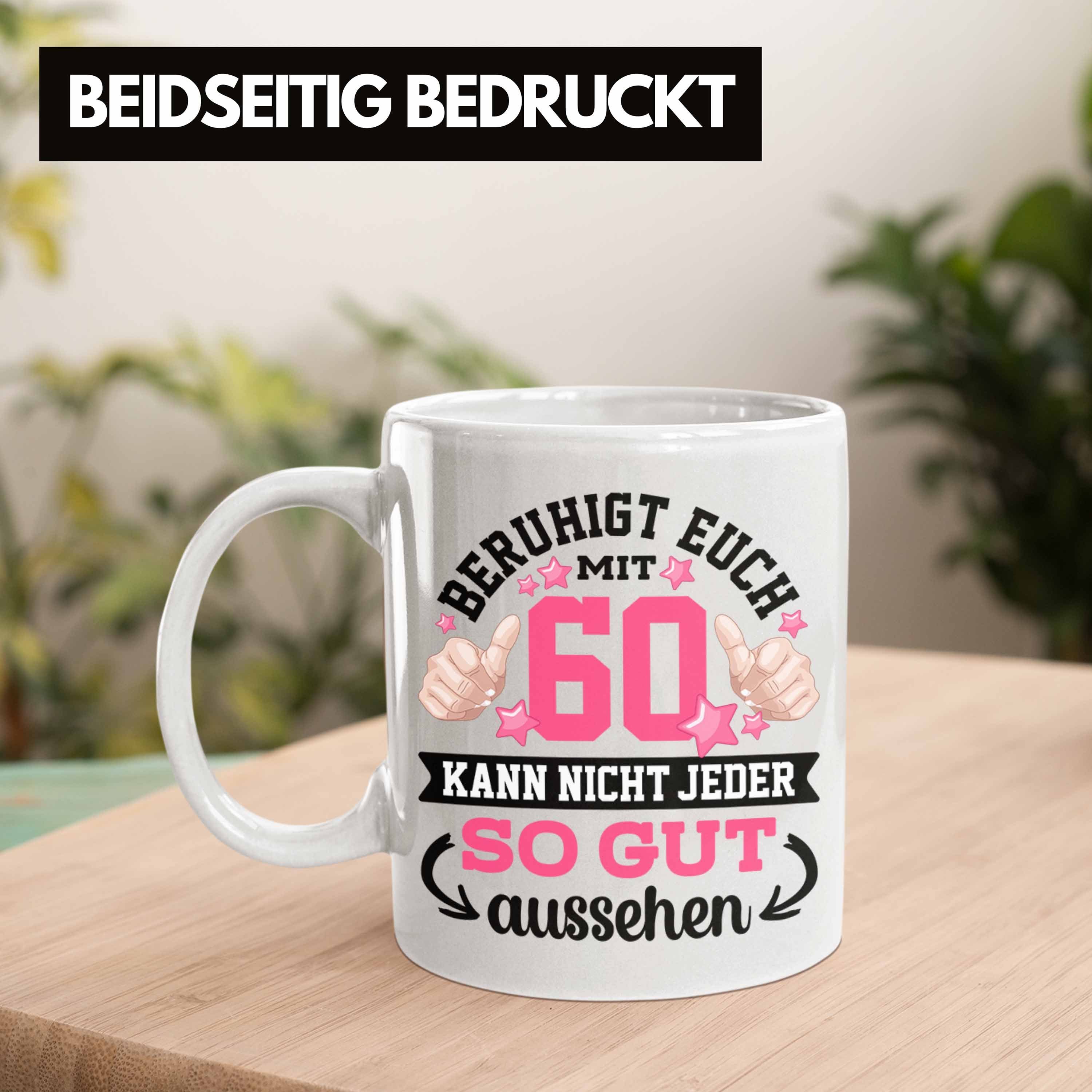 60. Geschenkidee Tasse 60er Trendation Spruch Perfektion Trendation Geburtstag Mutter Lustiger Witzig Geschenk Mama Frauen Tasse Spruch - Weiss Geburtstag