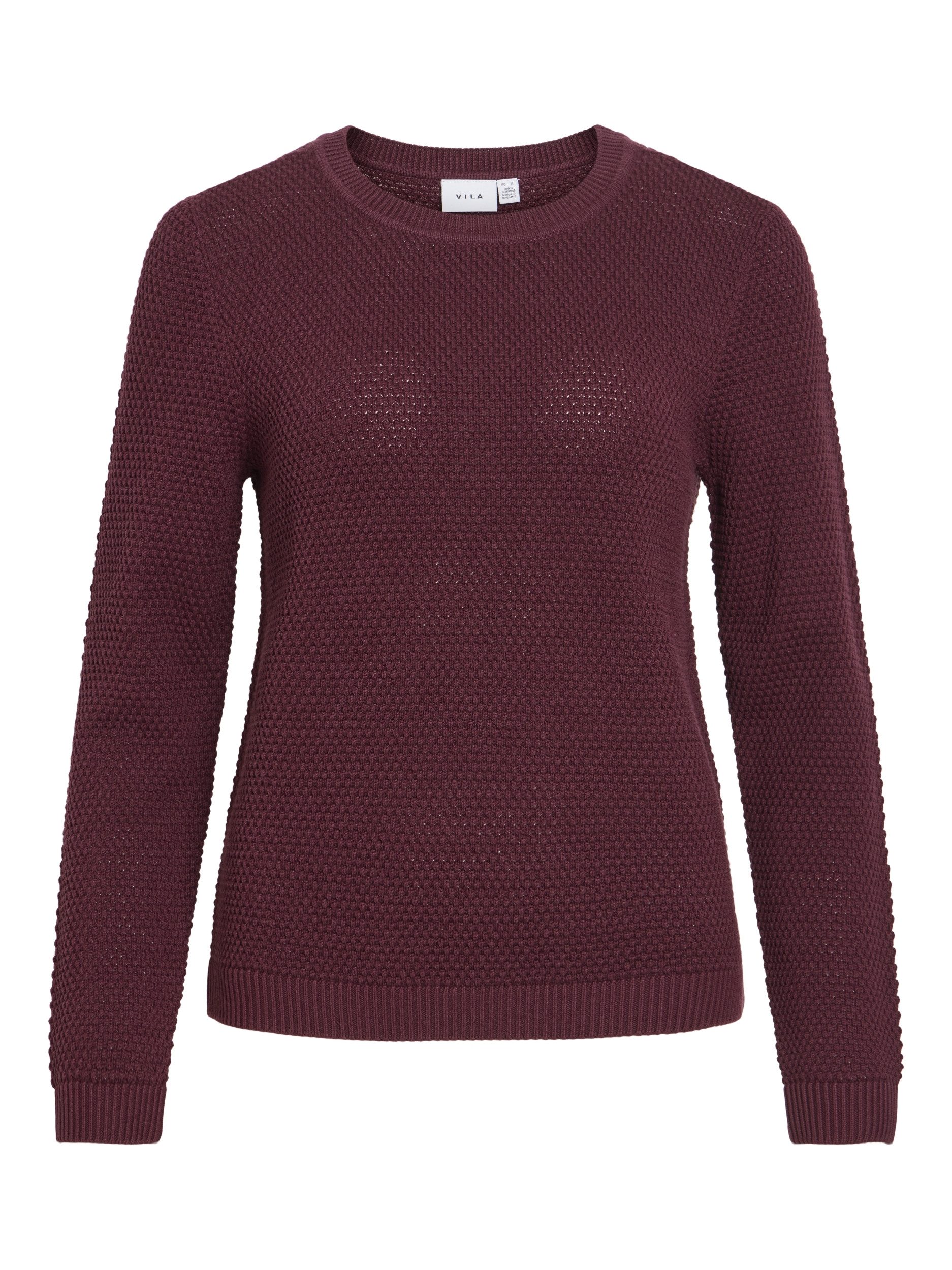 Vila Longpullover VIDALO O-NECK L/S KNIT TOP- NOOS