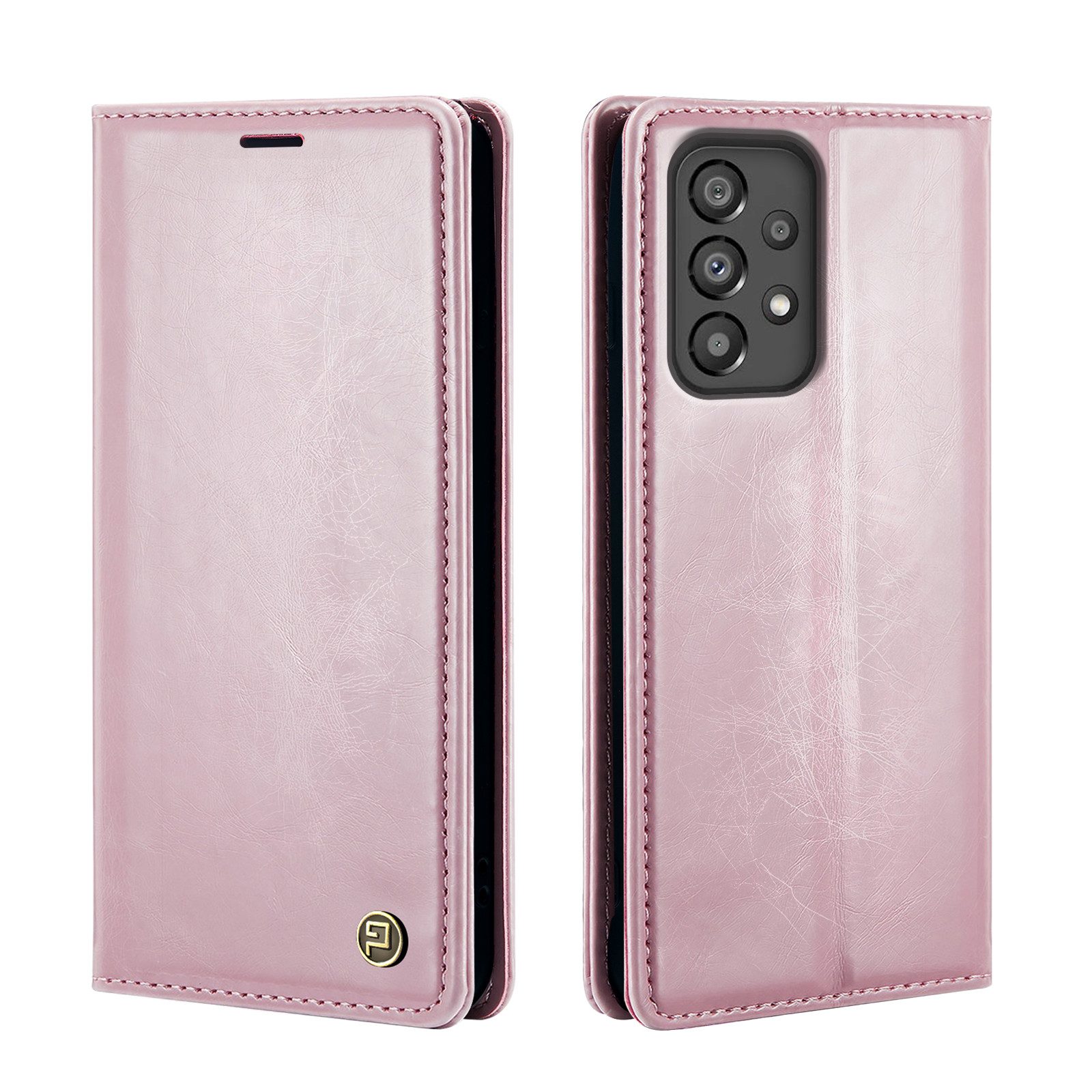 Tec-Expert Handyhülle Tasche Hülle für Samsung Galaxy A33 5G 6.4 Zoll, 6.4, Cover Klapphülle Case mit Kartenfach RFID Schutz aufstellbar